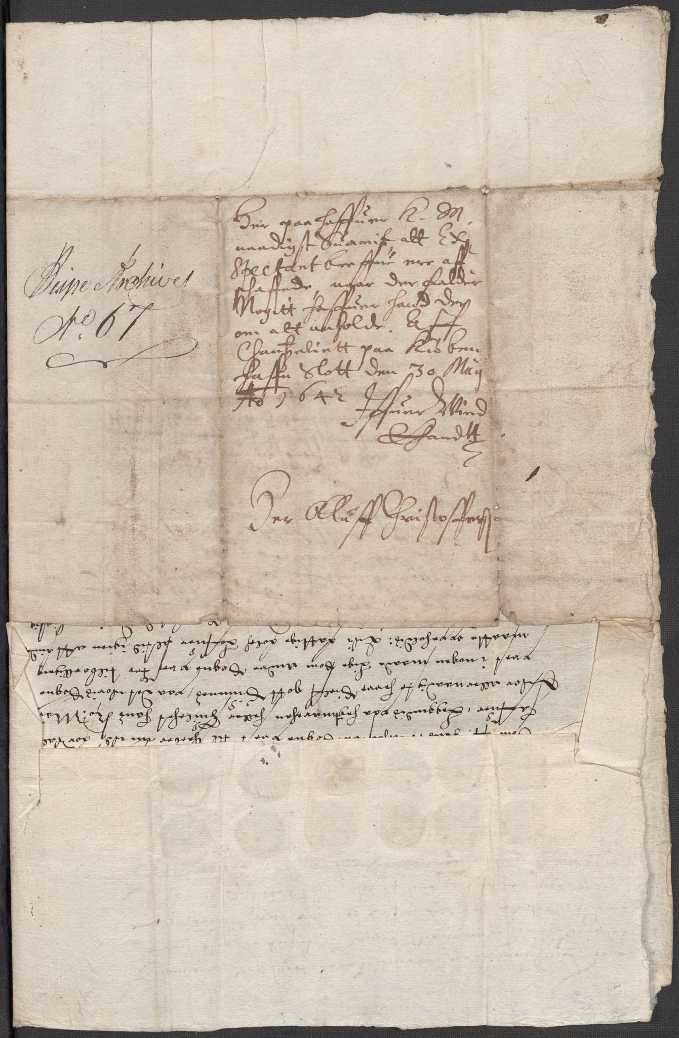 Riksarkivets diplomsamling, AV/RA-EA-5965/F15/L0002: Prestearkiv - Østfold, 1572-1683, s. 25