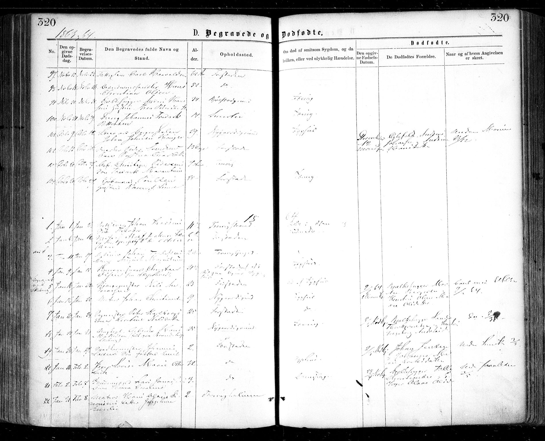 Glemmen prestekontor Kirkebøker, SAO/A-10908/F/Fa/L0008: Ministerialbok nr. 8, 1862-1871, s. 320