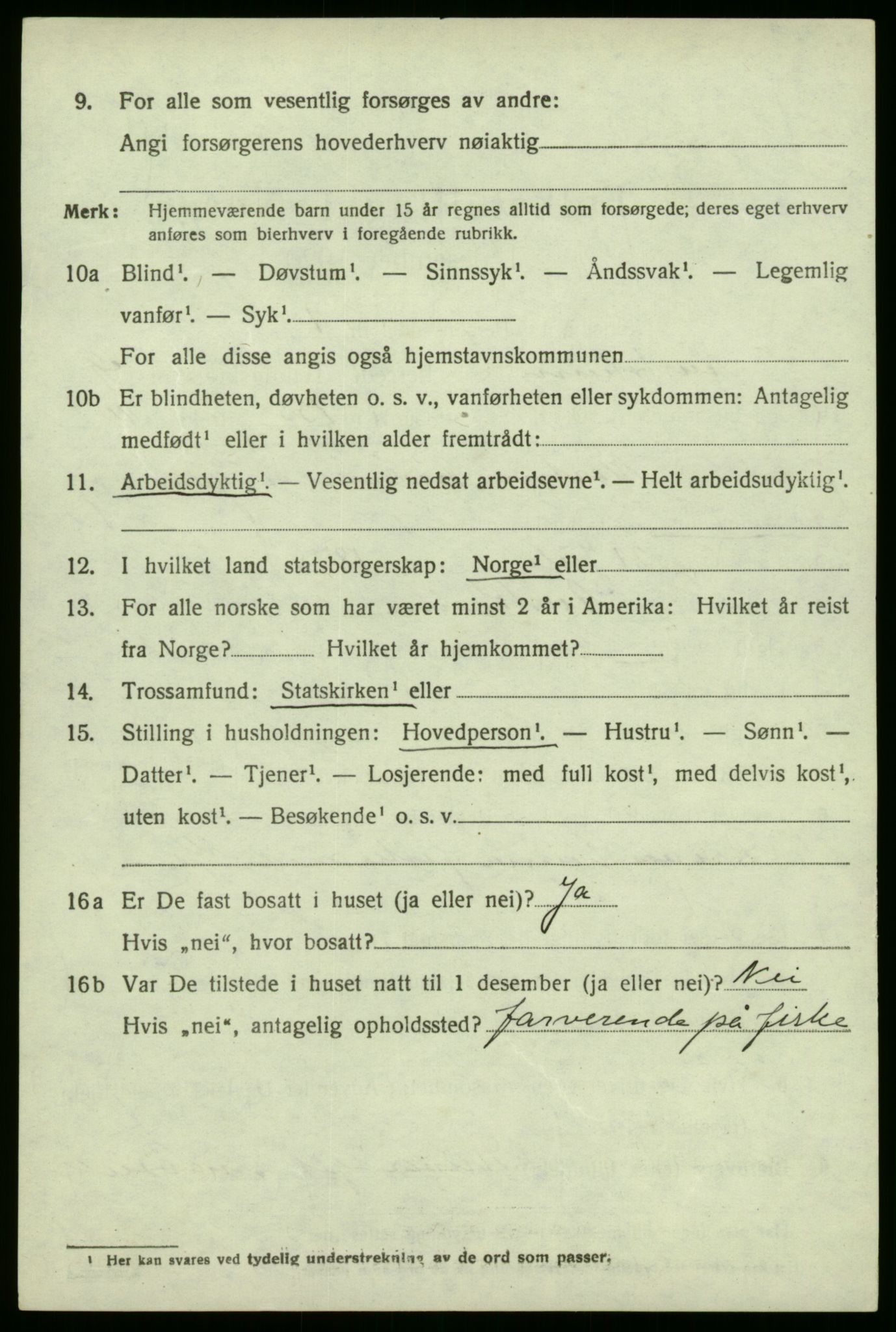 SAB, Folketelling 1920 for 1264 Austrheim herred, 1920, s. 1887