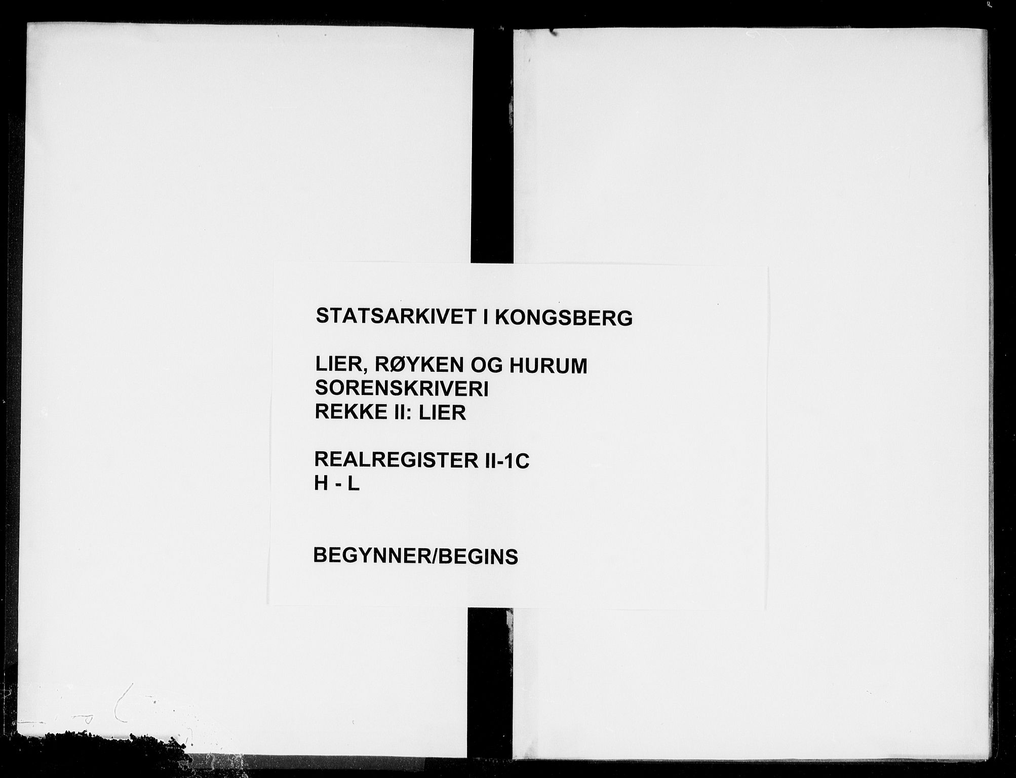 Lier, Røyken og Hurum sorenskriveri, SAKO/A-89/G/Gb/Gbb/L0001c: Panteregister nr. II 1c