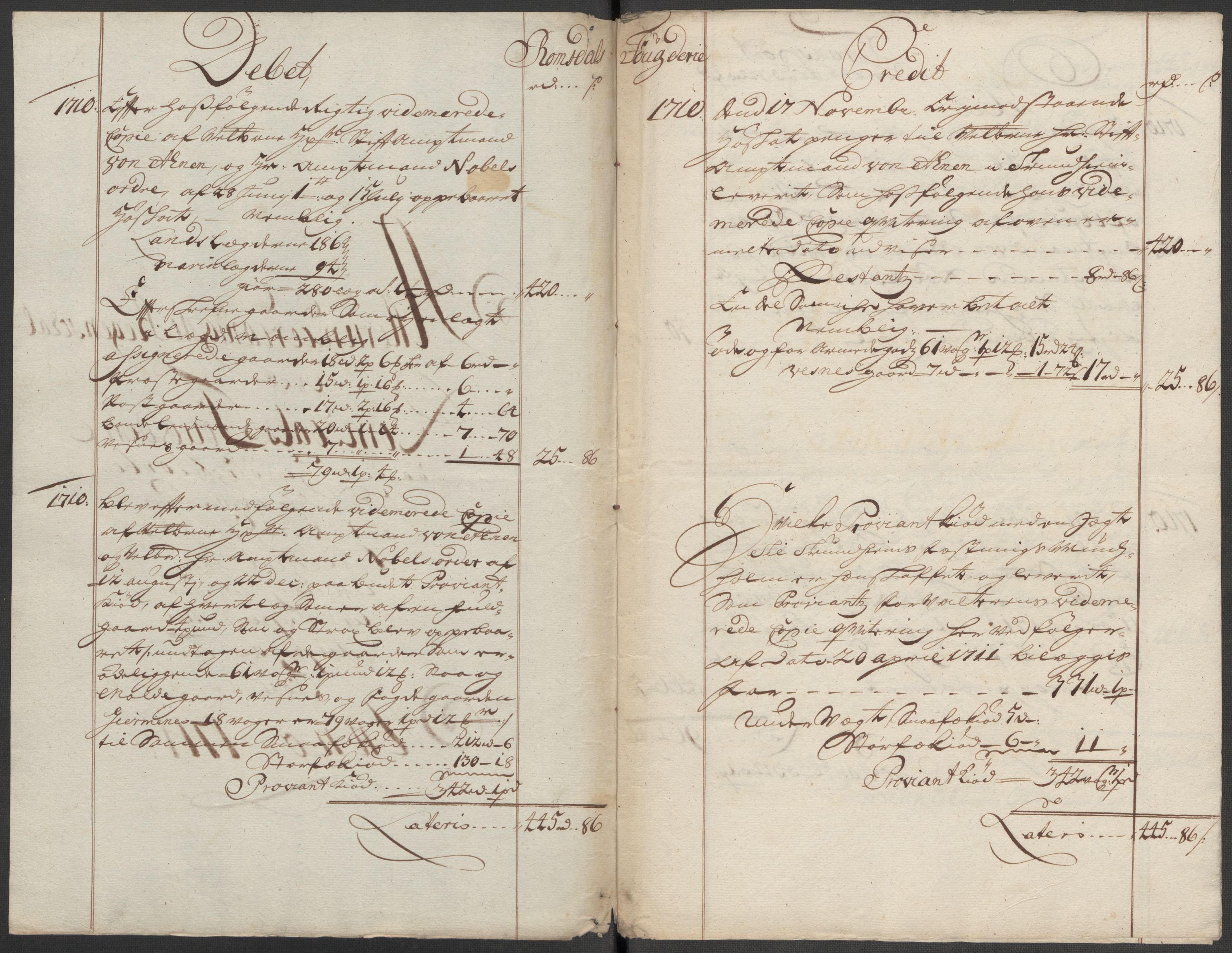 Rentekammeret inntil 1814, Reviderte regnskaper, Fogderegnskap, AV/RA-EA-4092/R55/L3662: Fogderegnskap Romsdal, 1713-1714, s. 504