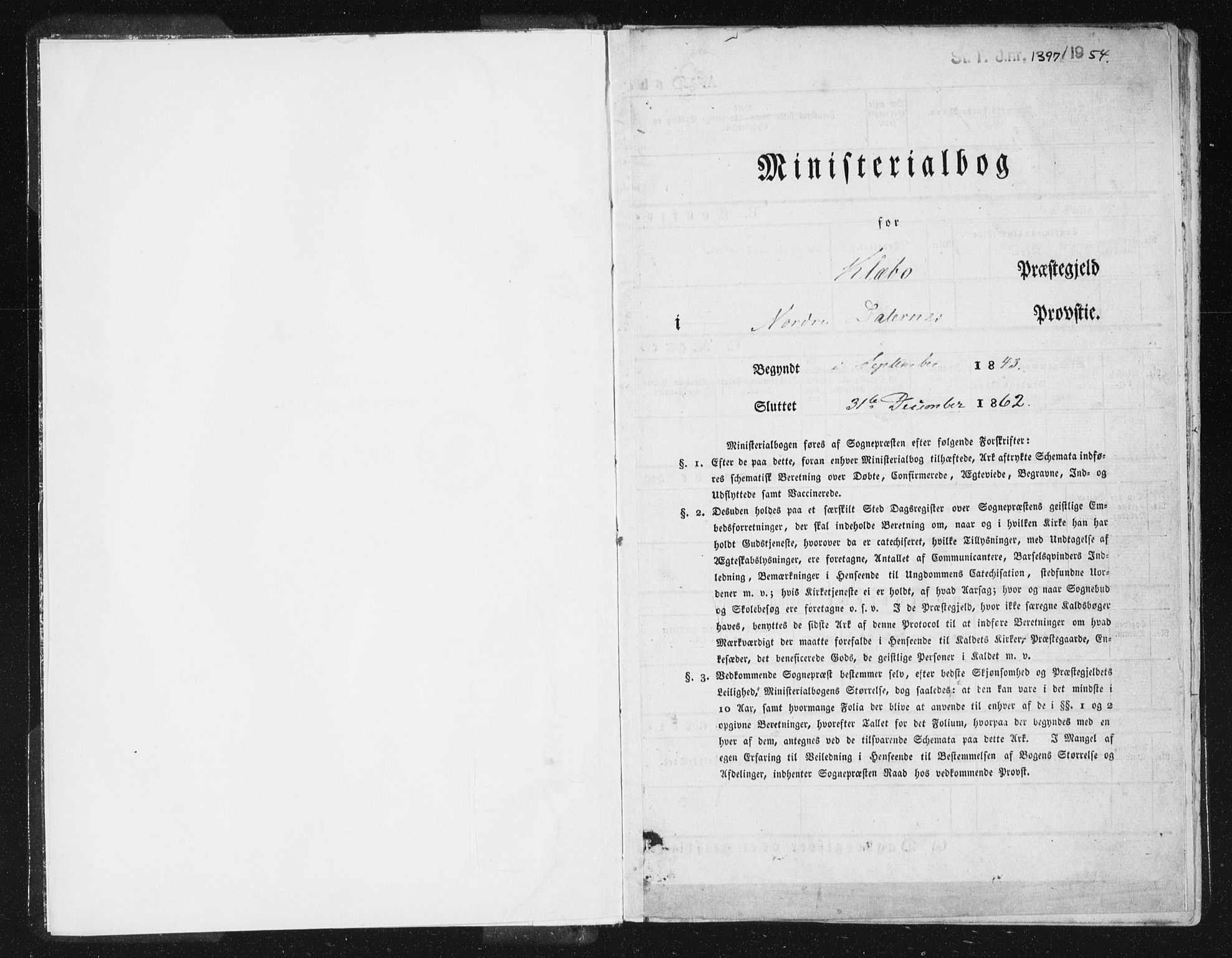 Ministerialprotokoller, klokkerbøker og fødselsregistre - Sør-Trøndelag, SAT/A-1456/618/L0441: Ministerialbok nr. 618A05, 1843-1862