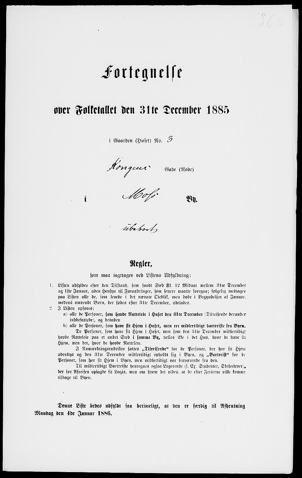 RA, Folketelling 1885 for 0104 Moss kjøpstad, 1885, s. 832