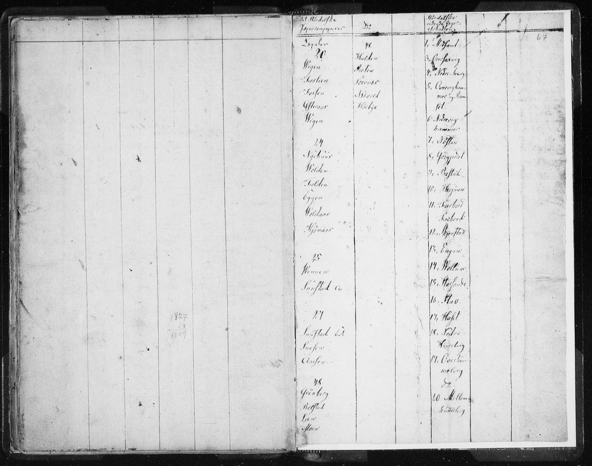 Ministerialprotokoller, klokkerbøker og fødselsregistre - Sør-Trøndelag, AV/SAT-A-1456/616/L0404: Ministerialbok nr. 616A01, 1823-1831, s. 67