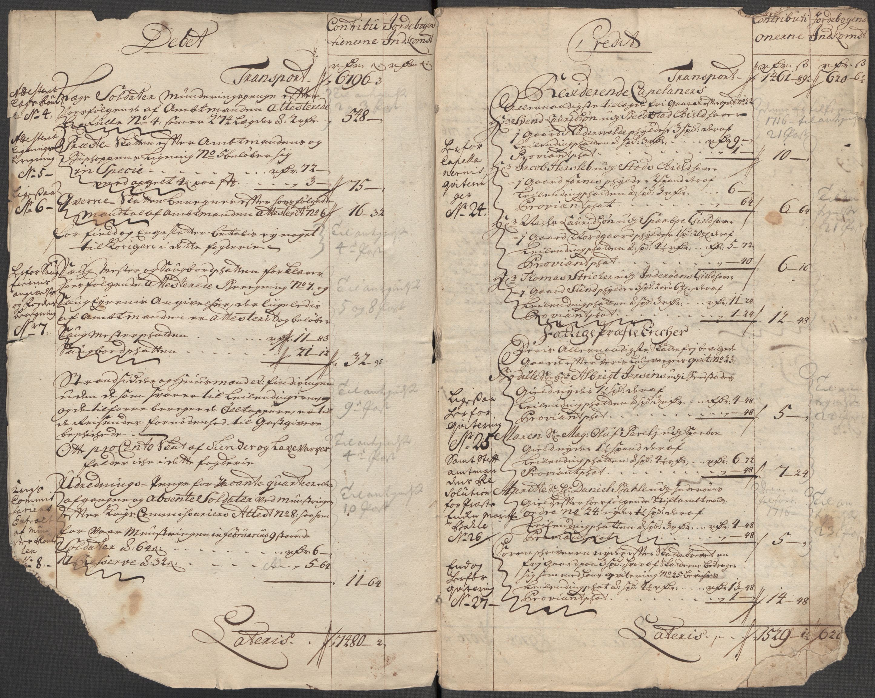 Rentekammeret inntil 1814, Reviderte regnskaper, Fogderegnskap, AV/RA-EA-4092/R63/L4324: Fogderegnskap Inderøy, 1716, s. 5