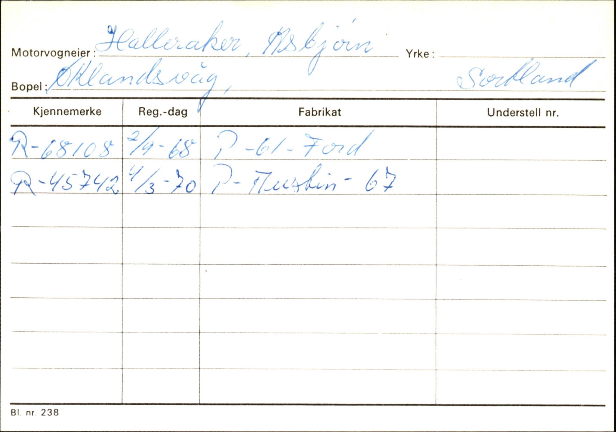 Statens vegvesen, Hordaland vegkontor, AV/SAB-A-5201/2/Ha/L0018: R-eierkort H, 1920-1971, s. 187