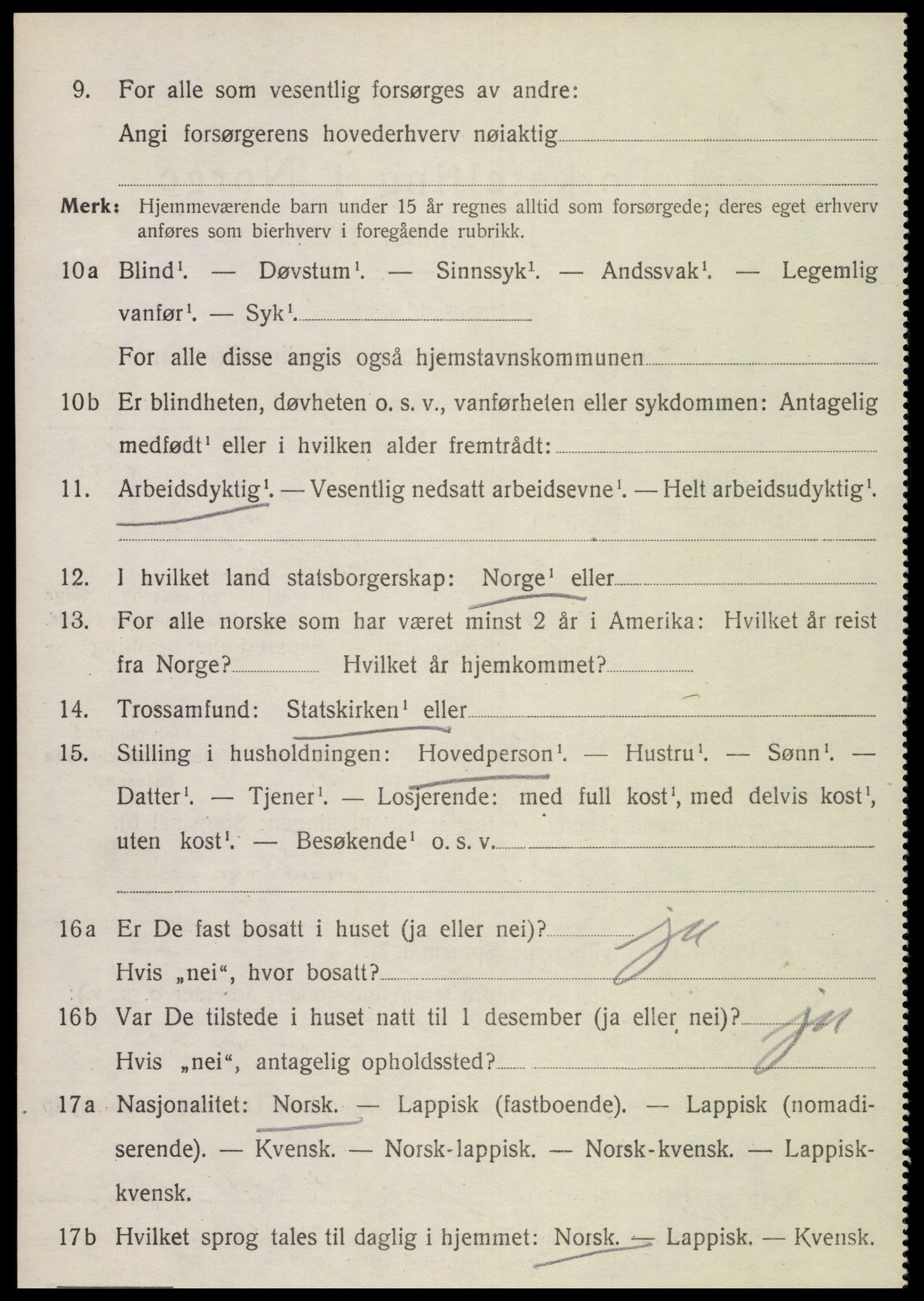 SAT, Folketelling 1920 for 1731 Sparbu herred, 1920, s. 5380
