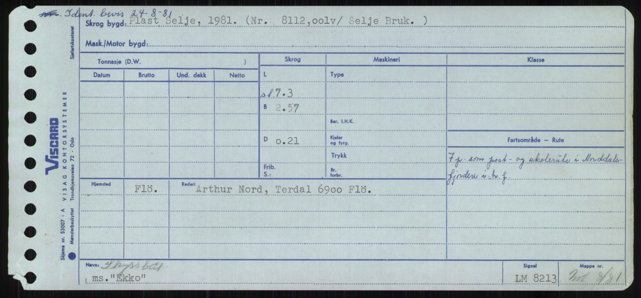 Sjøfartsdirektoratet med forløpere, Skipsmålingen, AV/RA-S-1627/H/Ha/L0002/0001: Fartøy, Eik-Hill / Fartøy, Eik-F, s. 39