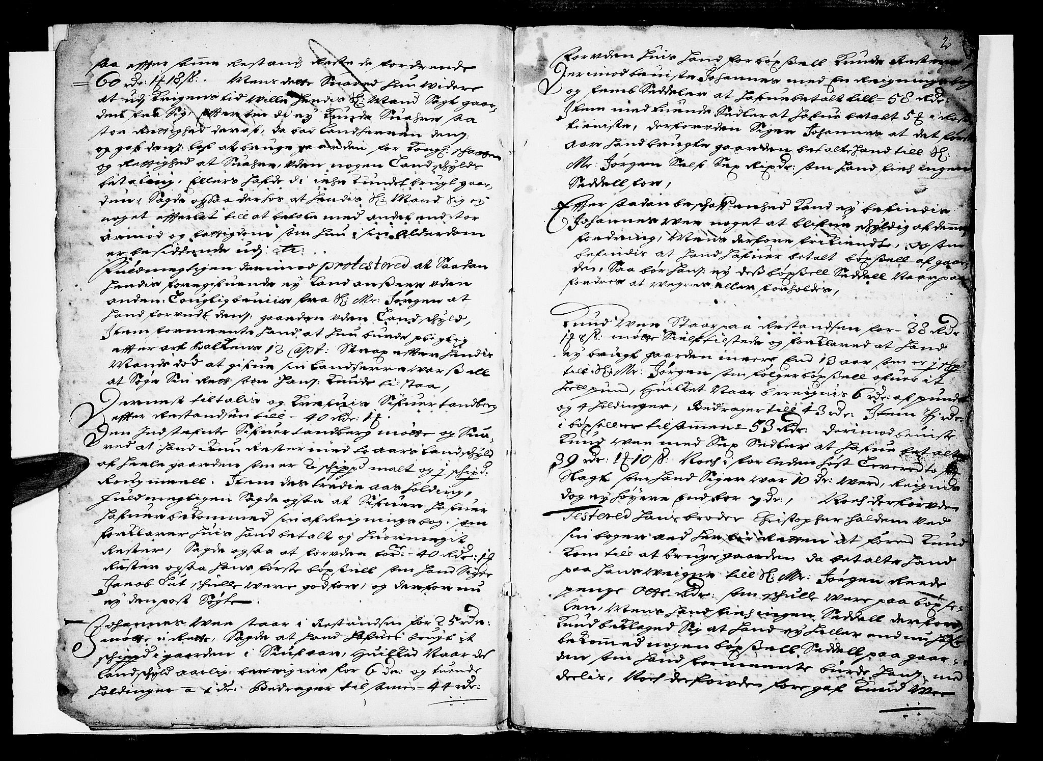Ringerike og Hallingdal sorenskriveri, SAKO/A-81/F/Fa/Fab/L0016: Tingbok - Sorenskriveriet, 1688, s. 2