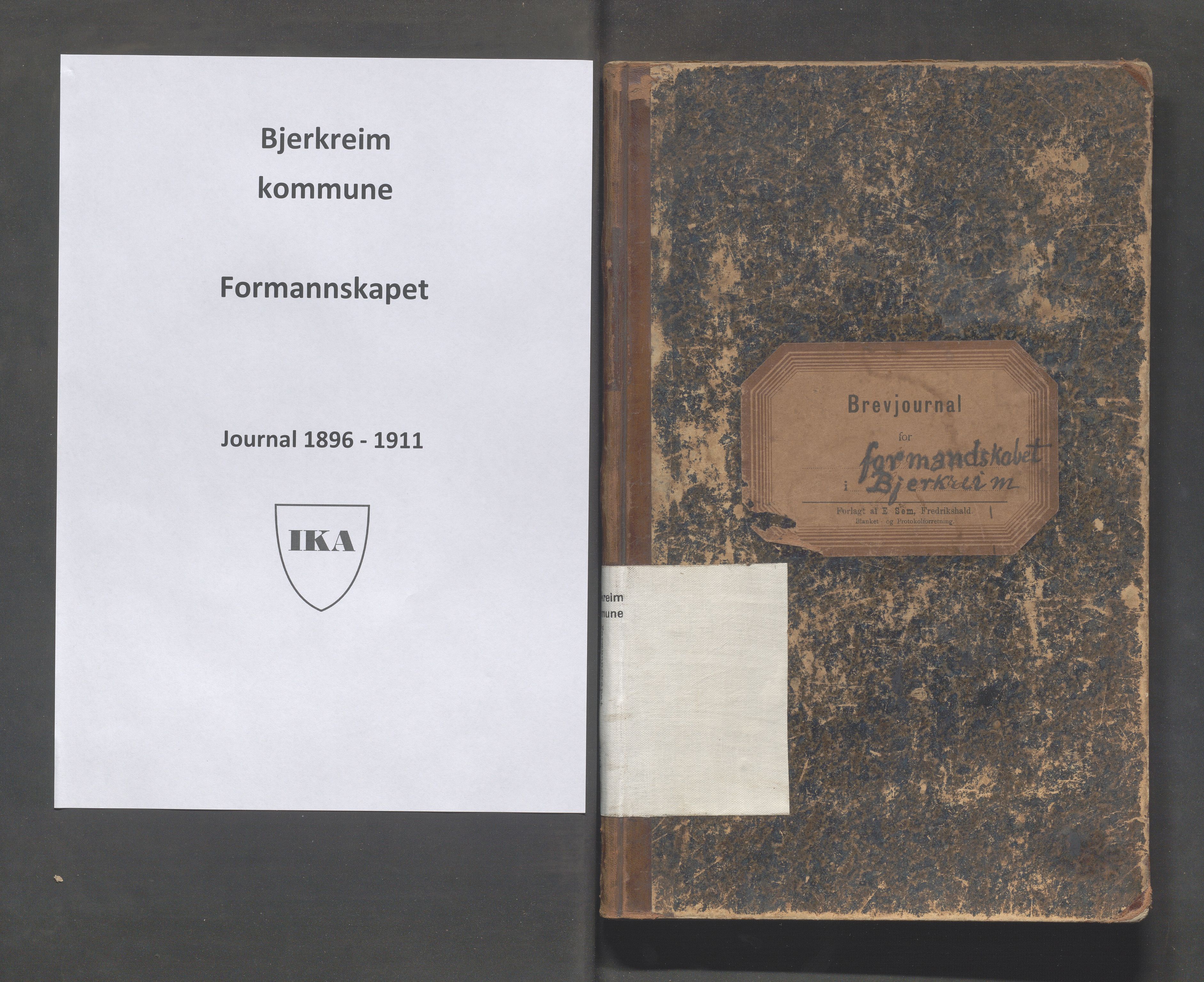 Bjerkreim kommune - Formannskapet/Sentraladministrasjonen, IKAR/K-101531/C/Ca/L0001: Journal, 1896-1911