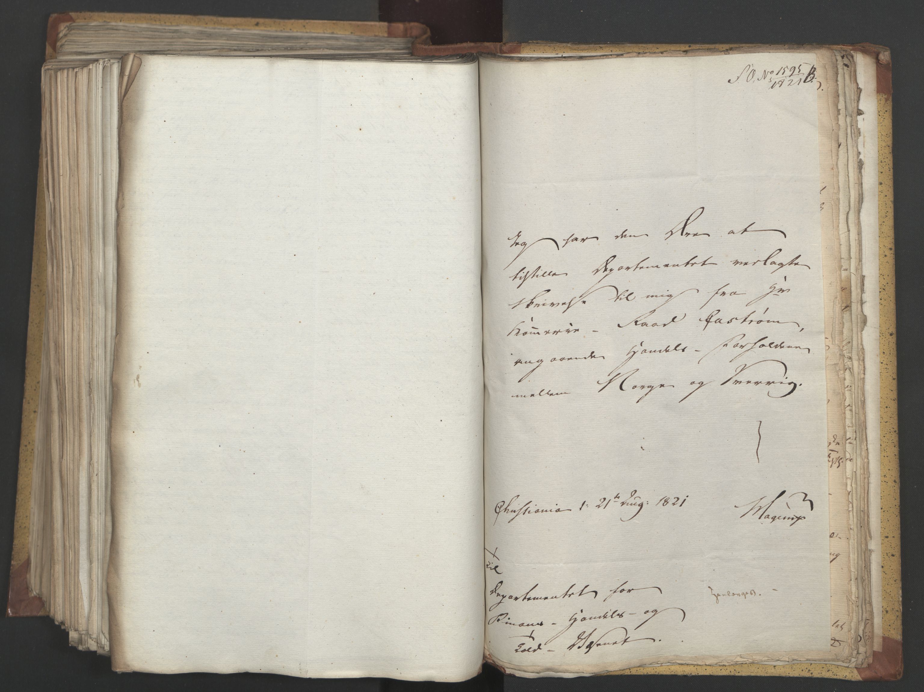Statsrådsavdelingen i Stockholm, AV/RA-S-1003/D/Da/L0030: Regjeringsinnstillinger nr. 5800-5931, 1822, s. 432