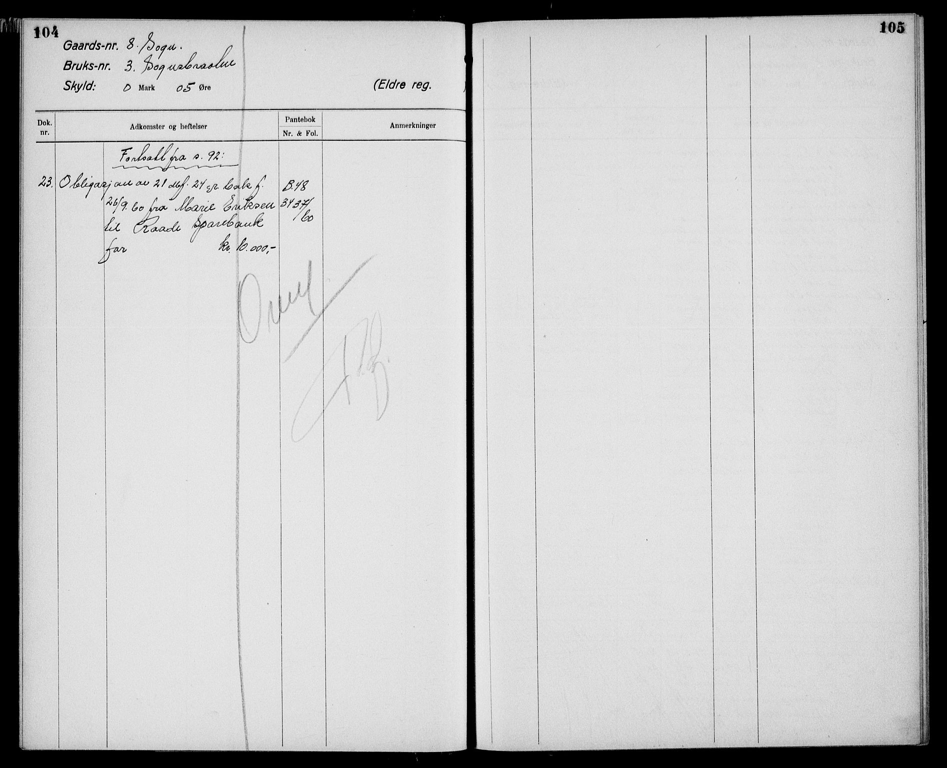 Moss sorenskriveri, SAO/A-10168: Panteregister nr. VII 1, 1787-1961, s. 104