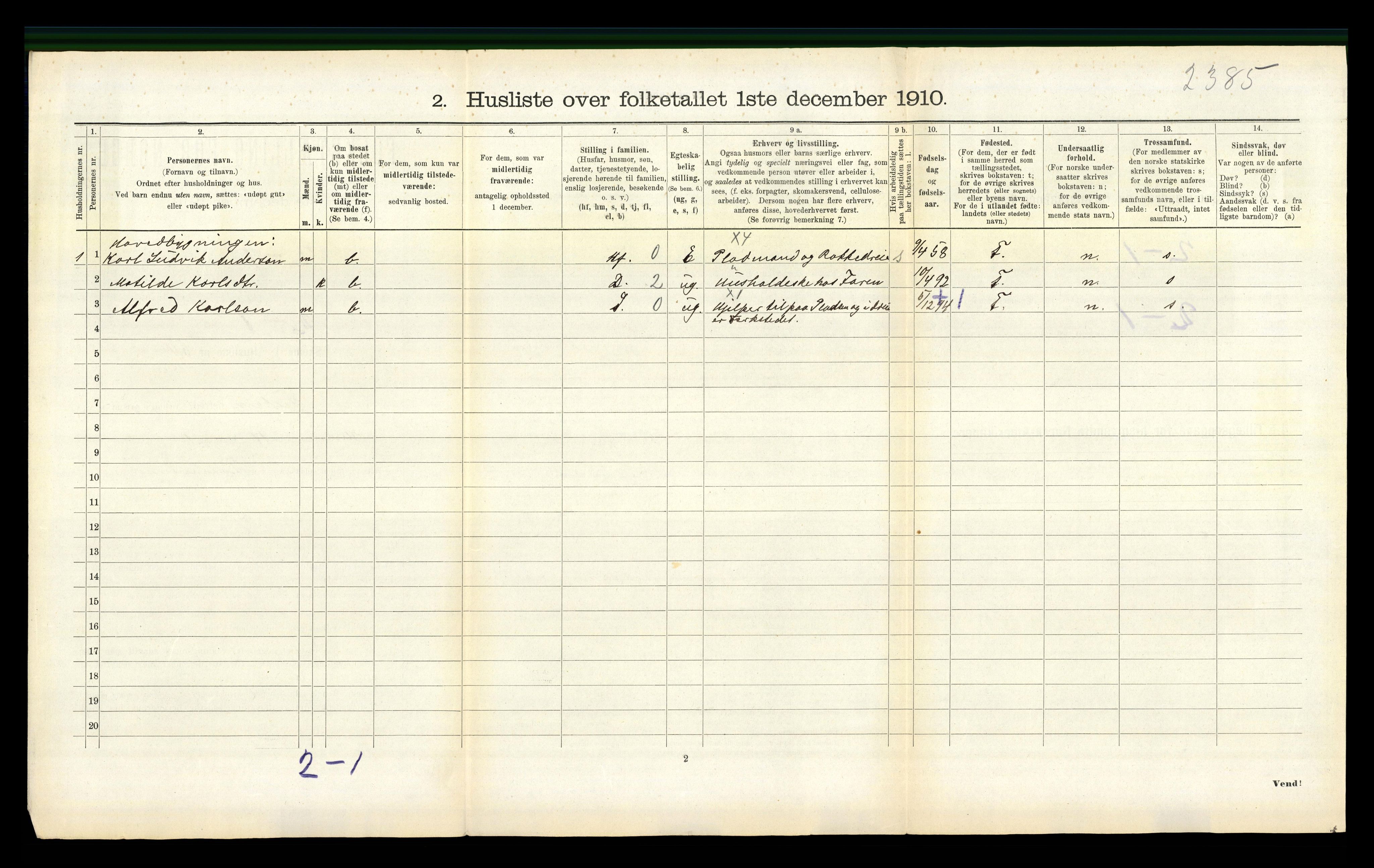 RA, Folketelling 1910 for 1411 Gulen herred, 1910, s. 323