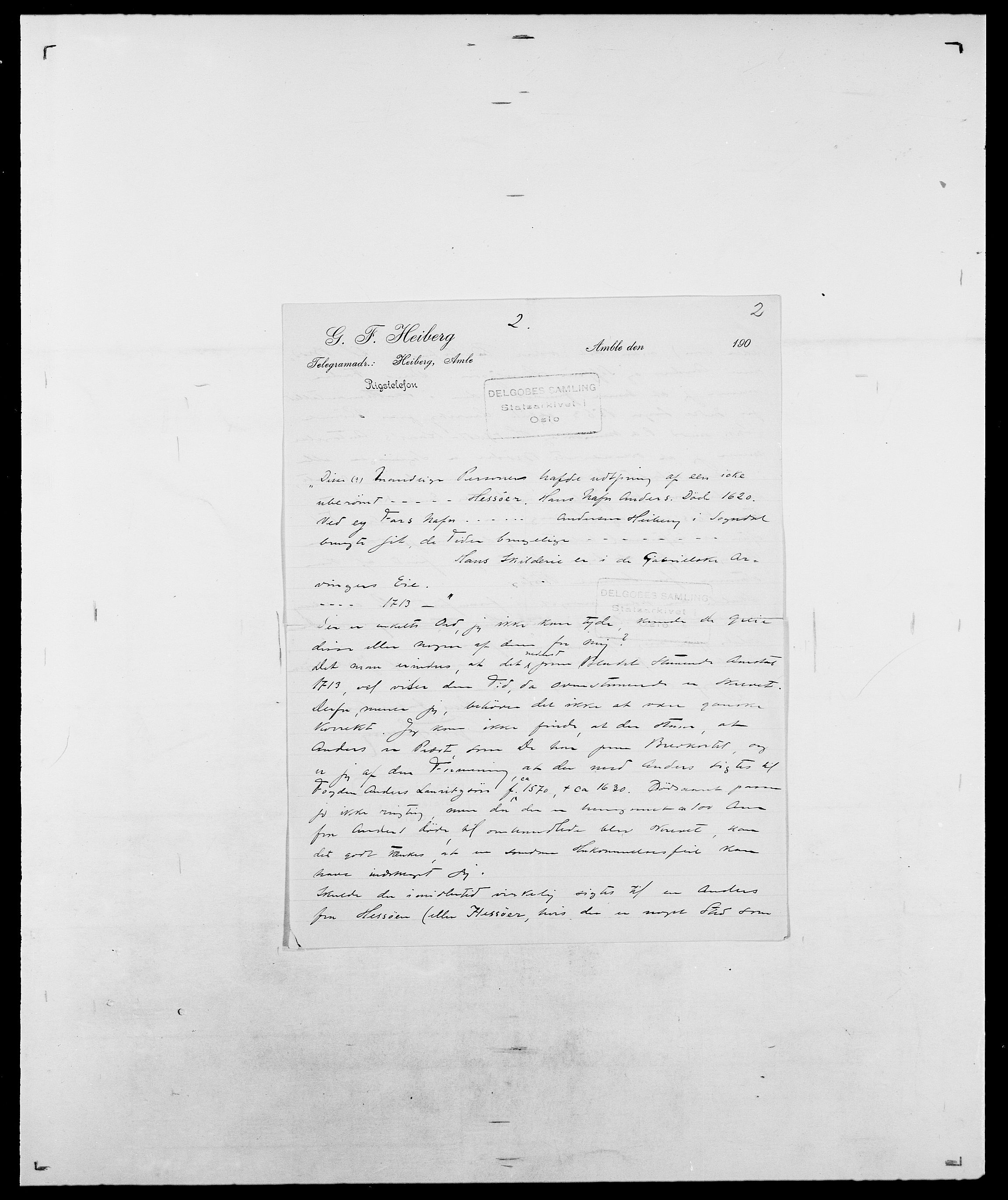 Delgobe, Charles Antoine - samling, AV/SAO-PAO-0038/D/Da/L0016: Hamborg - Hektoen, s. 746