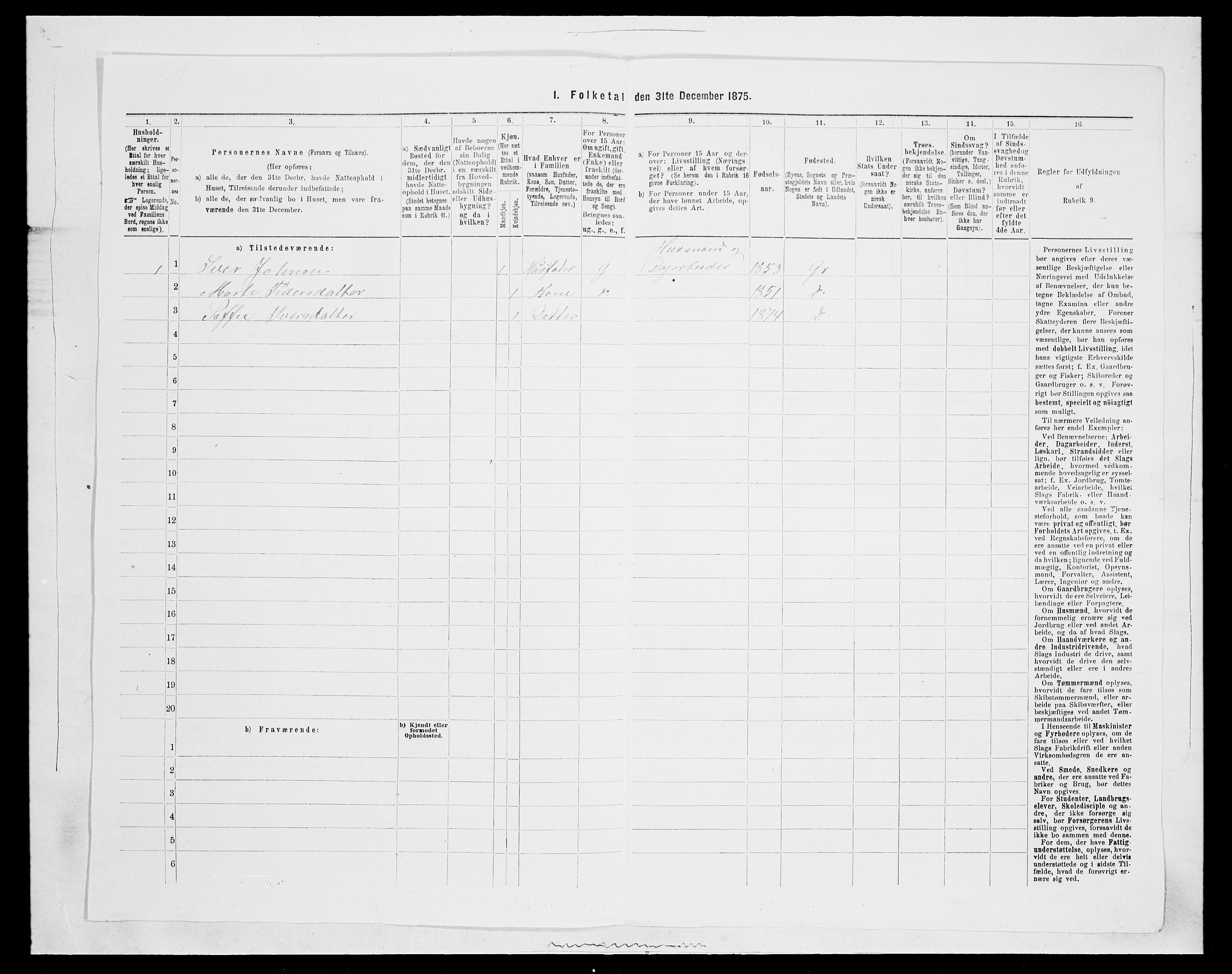 SAH, Folketelling 1875 for 0534P Gran prestegjeld, 1875, s. 2274