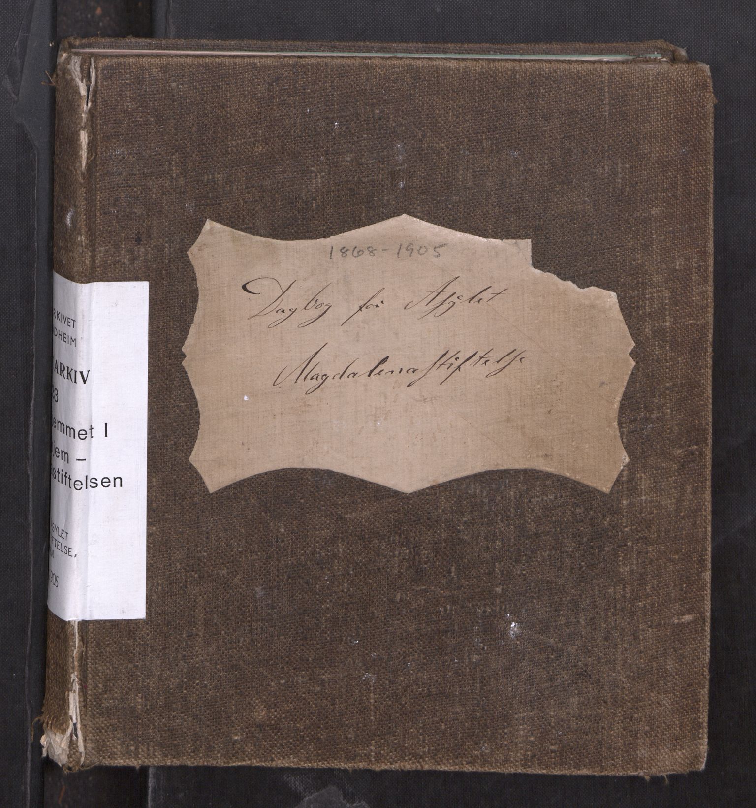 Kvindehjemmet i Trondhjem - Magdalenastiftelsen, AV/SAT-PA-0323/F/L0002: Dagbok for Asylet Magdalenastiftelsen, bestyrerinne, 1868-1905