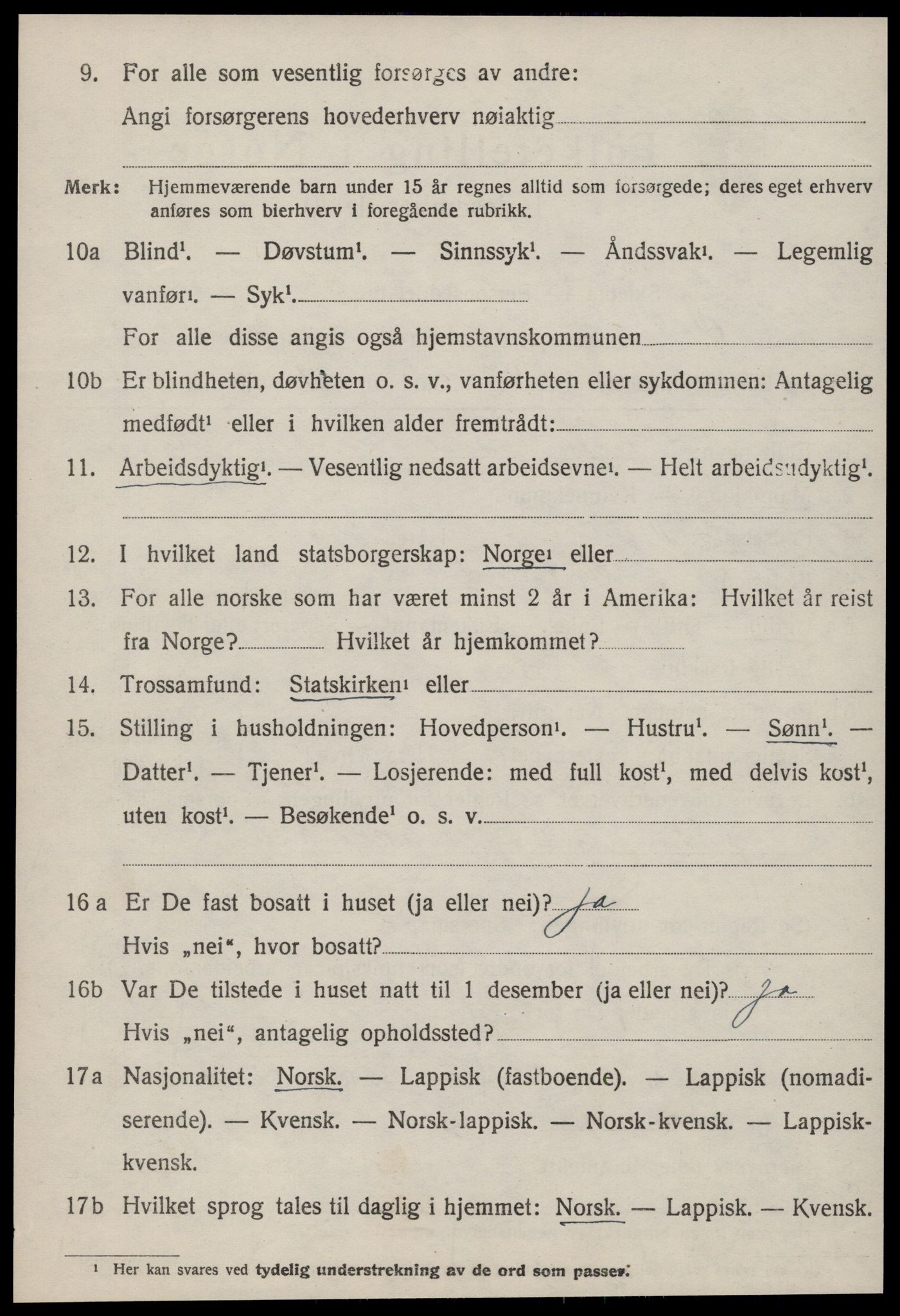 SAT, Folketelling 1920 for 1621 Ørland herred, 1920, s. 4516