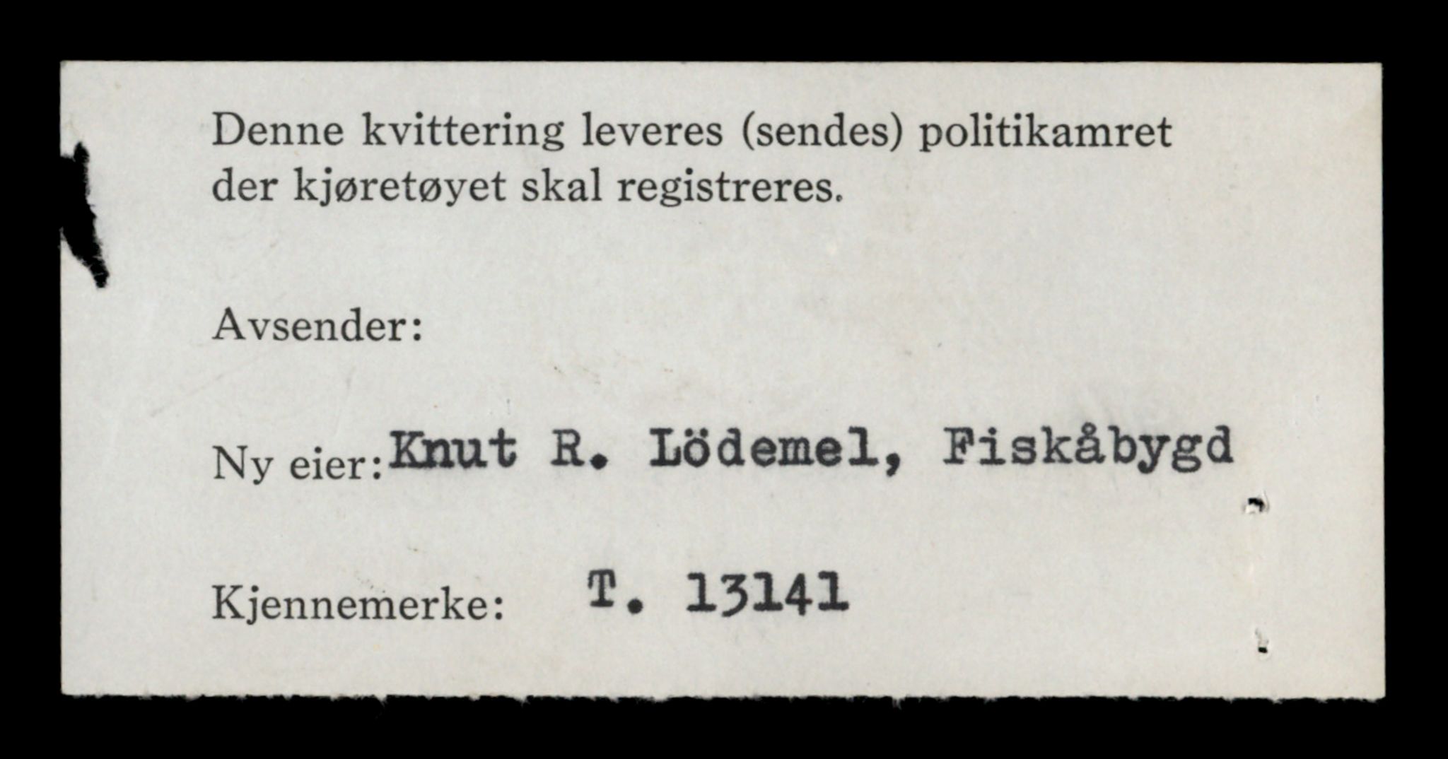 Møre og Romsdal vegkontor - Ålesund trafikkstasjon, AV/SAT-A-4099/F/Fe/L0037: Registreringskort for kjøretøy T 13031 - T 13179, 1927-1998, s. 2174