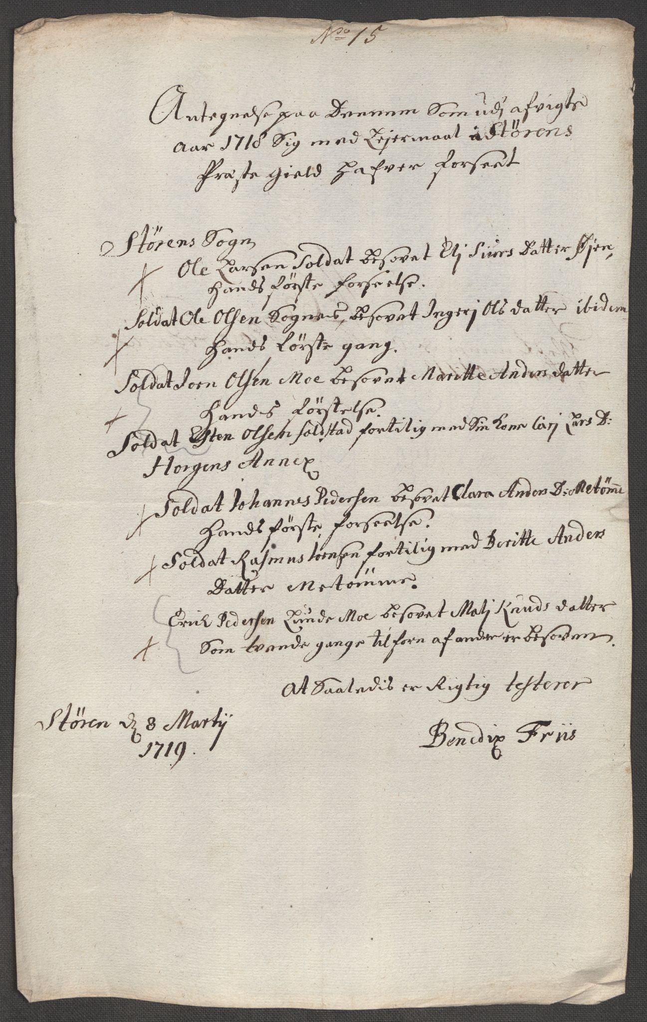 Rentekammeret inntil 1814, Reviderte regnskaper, Fogderegnskap, AV/RA-EA-4092/R60/L3972: Fogderegnskap Orkdal og Gauldal, 1718, s. 129