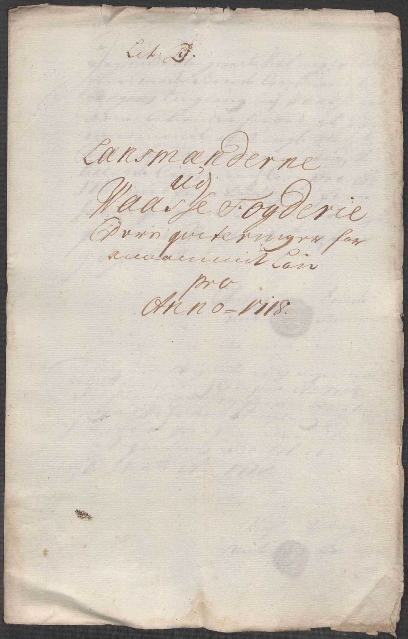 Rentekammeret inntil 1814, Reviderte regnskaper, Fogderegnskap, AV/RA-EA-4092/R51/L3202: Fogderegnskap Nordhordland og Voss, 1718, s. 168