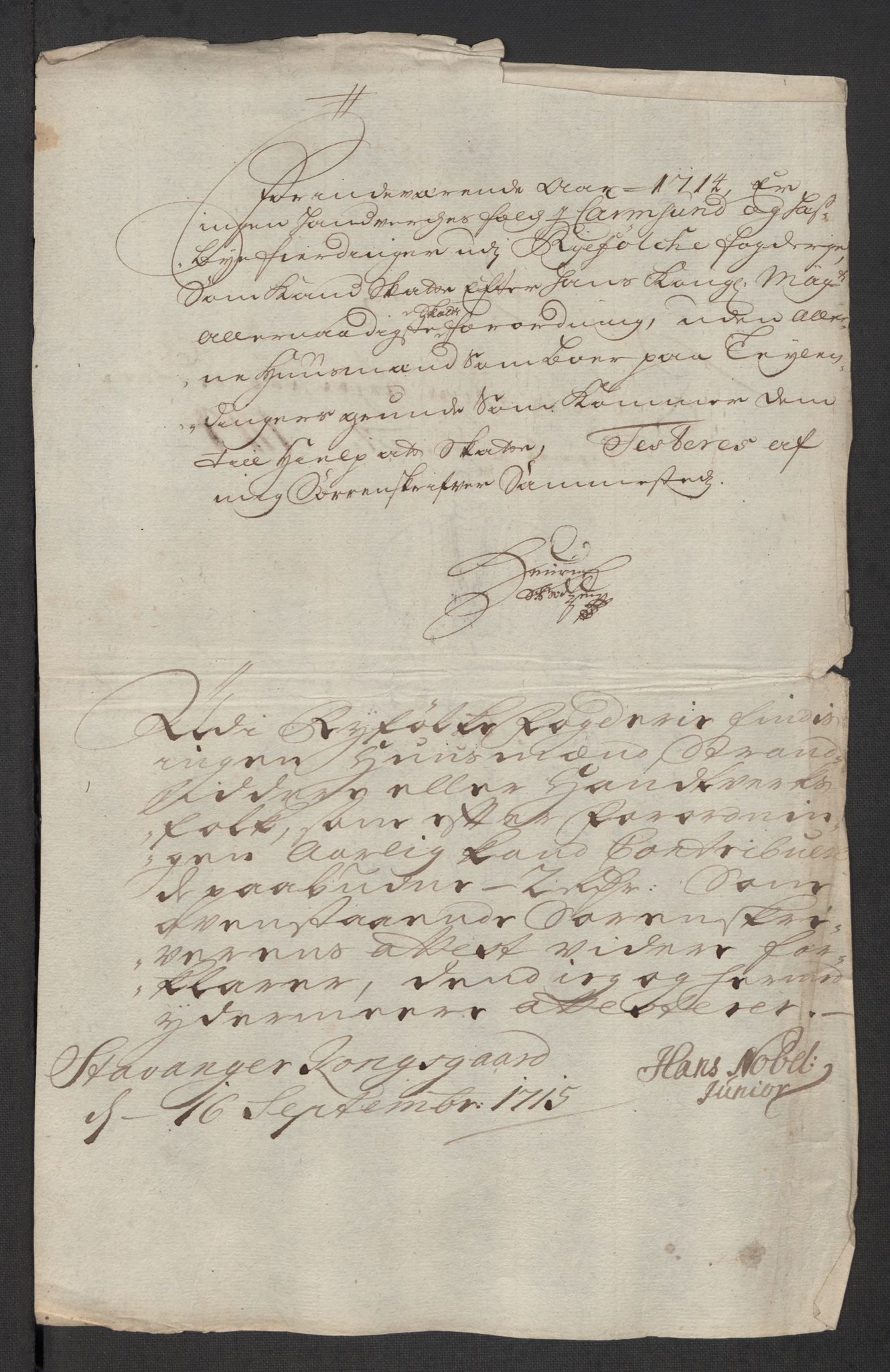 Rentekammeret inntil 1814, Reviderte regnskaper, Fogderegnskap, AV/RA-EA-4092/R47/L2867: Fogderegnskap Ryfylke, 1714, s. 82