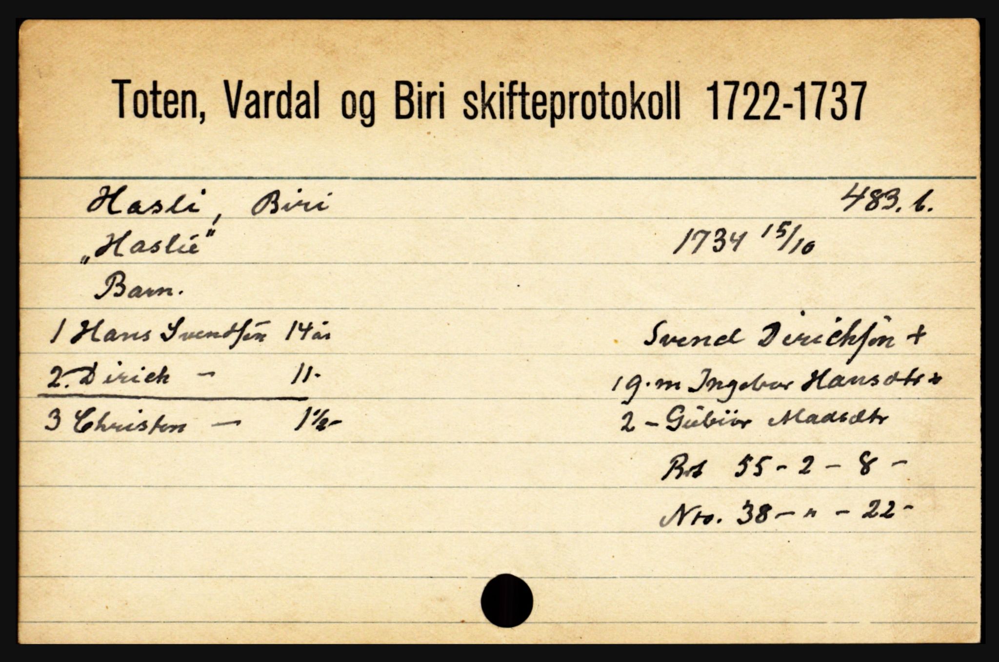 Toten tingrett, SAH/TING-006/J, 1657-1903, s. 7795