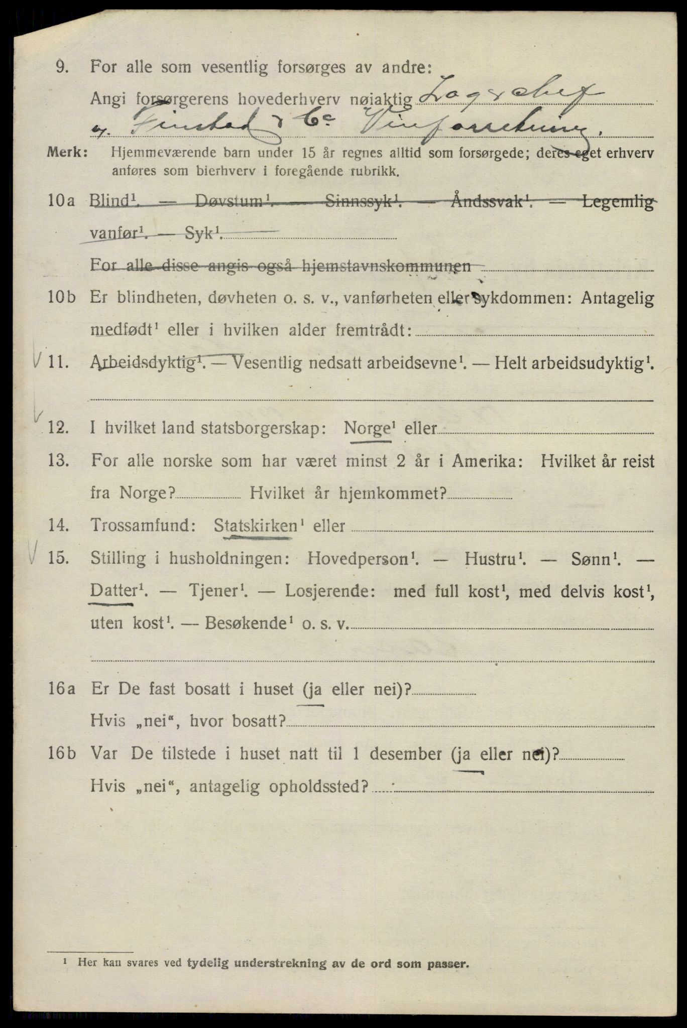 SAO, Folketelling 1920 for 0301 Kristiania kjøpstad, 1920, s. 526760