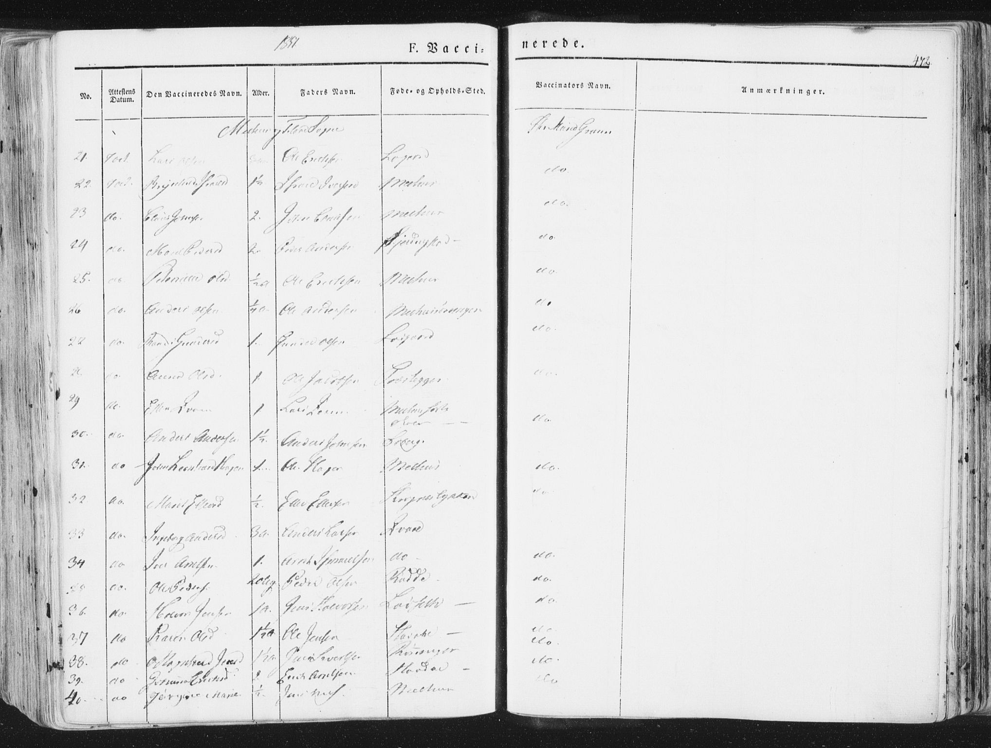 Ministerialprotokoller, klokkerbøker og fødselsregistre - Sør-Trøndelag, SAT/A-1456/691/L1074: Ministerialbok nr. 691A06, 1842-1852, s. 472