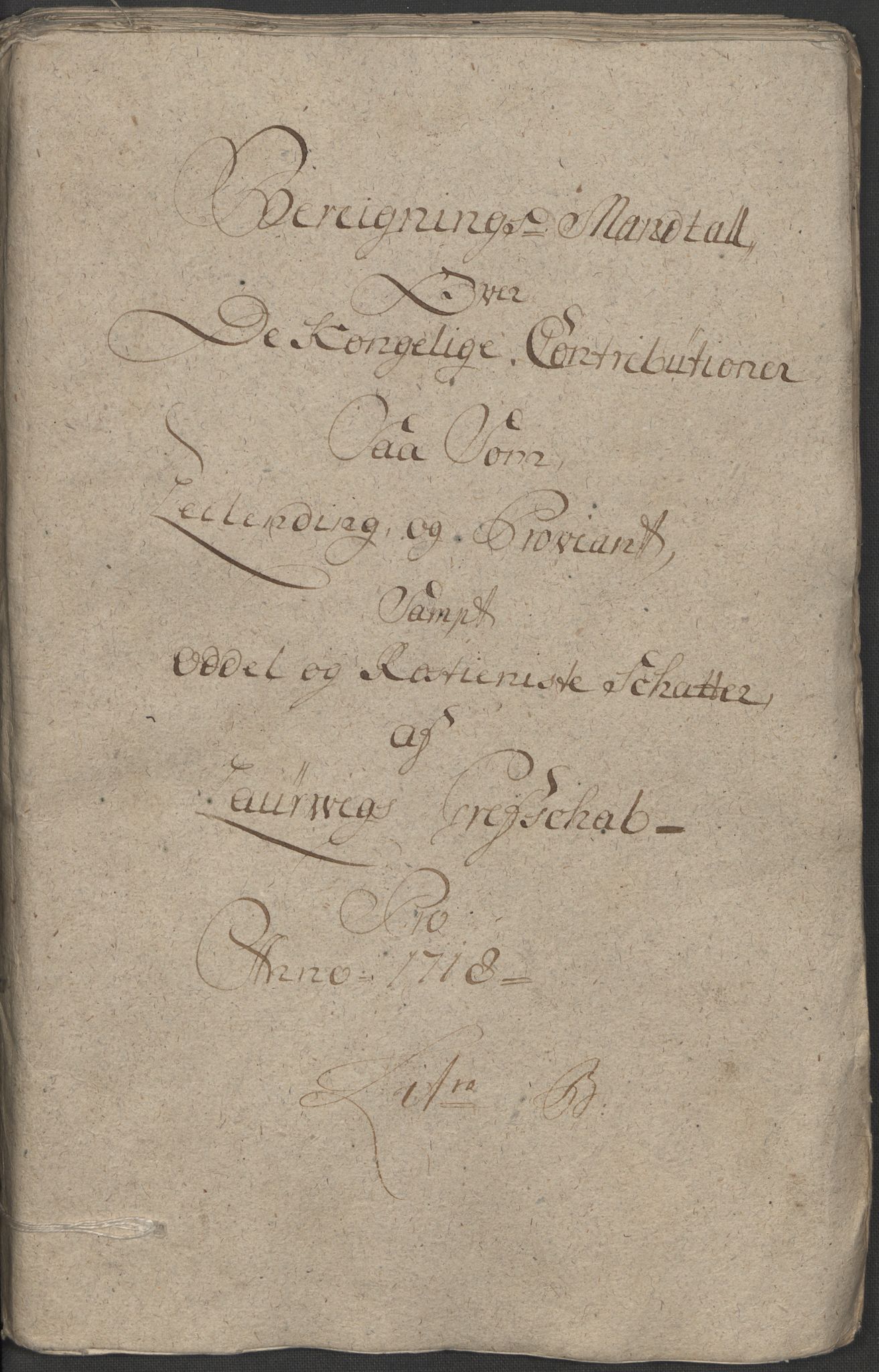 Rentekammeret inntil 1814, Reviderte regnskaper, Fogderegnskap, RA/EA-4092/R33/L1988: Fogderegnskap Larvik grevskap, 1718, s. 42