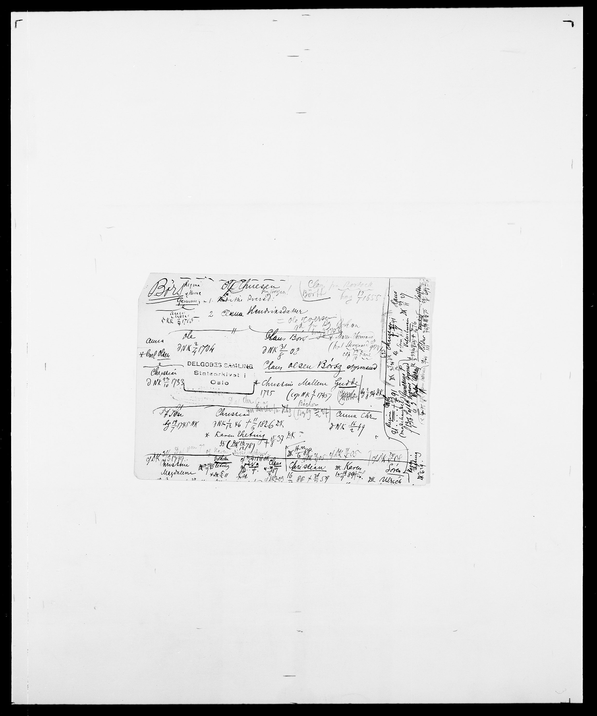 Delgobe, Charles Antoine - samling, SAO/PAO-0038/D/Da/L0007: Buaas - Caphengst, s. 782