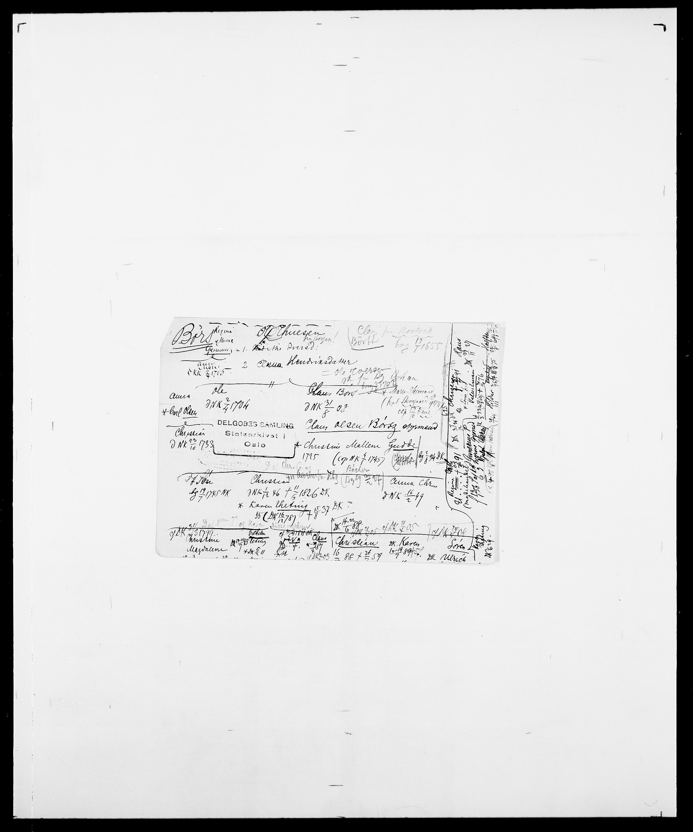 Delgobe, Charles Antoine - samling, AV/SAO-PAO-0038/D/Da/L0007: Buaas - Caphengst, s. 782