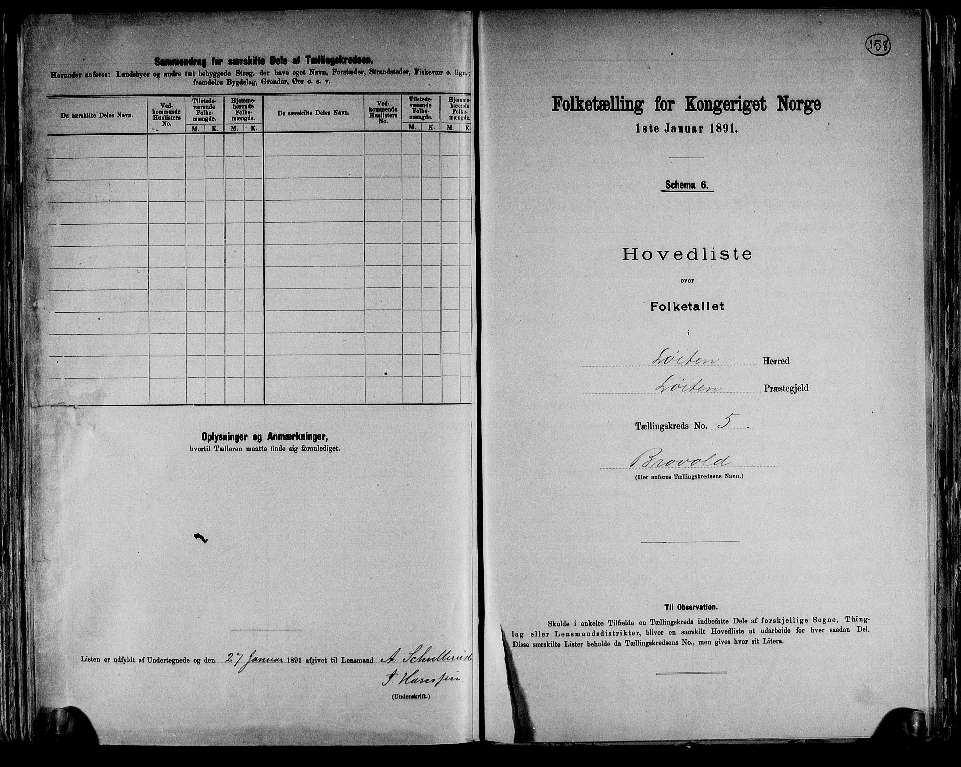 RA, Folketelling 1891 for 0415 Løten herred, 1891, s. 23
