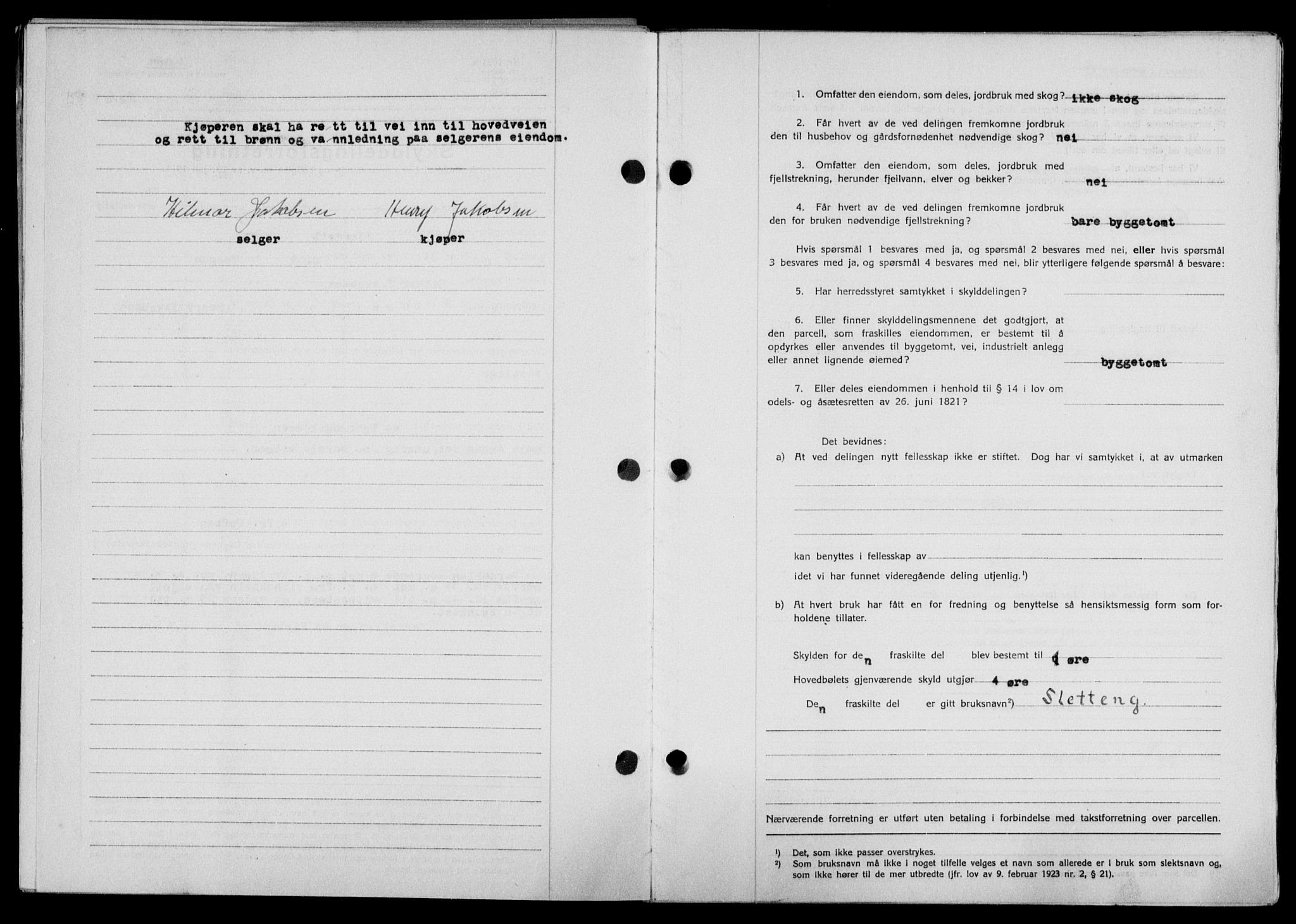 Lofoten sorenskriveri, SAT/A-0017/1/2/2C/L0019a: Pantebok nr. 19a, 1948-1948, Dagboknr: 2016/1948
