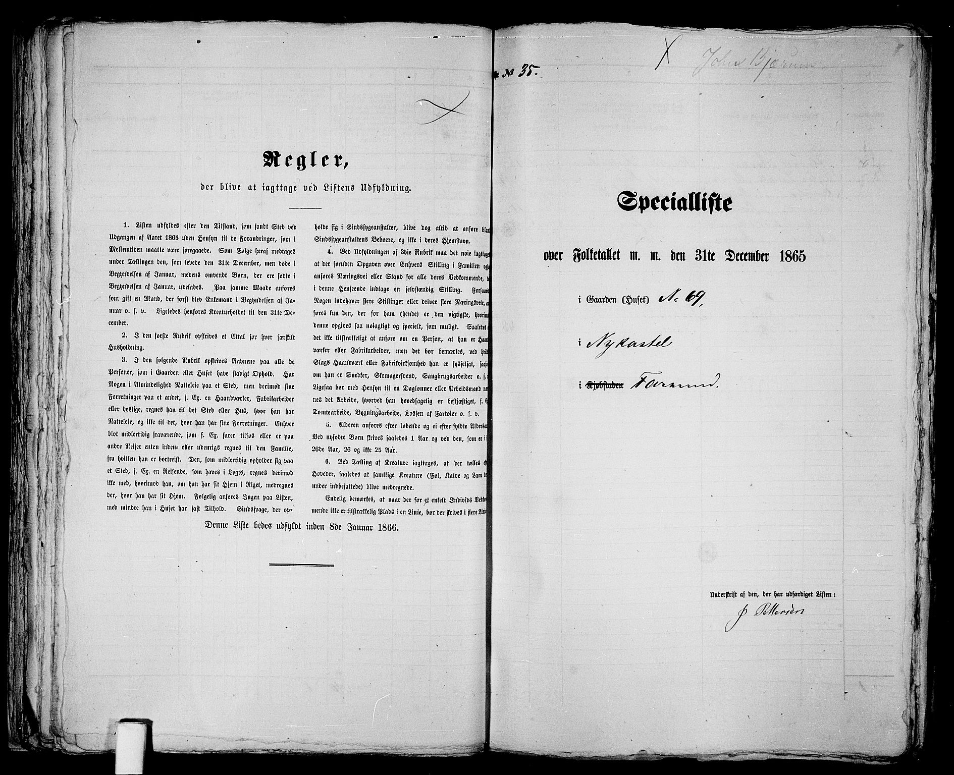 RA, Folketelling 1865 for 1003B Vanse prestegjeld, Farsund ladested, 1865, s. 76