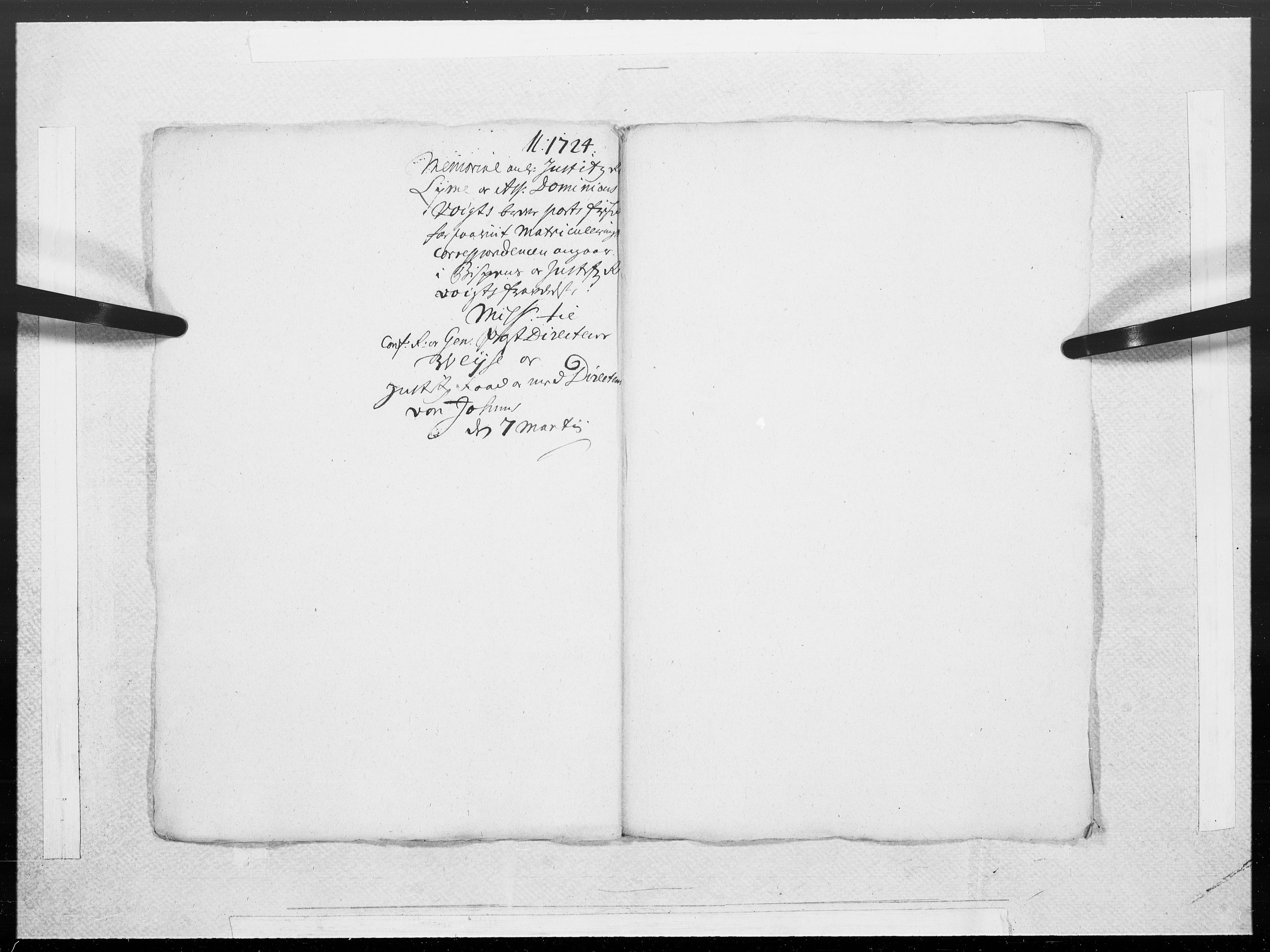 Danske Kanselli 1572-1799, AV/RA-EA-3023/F/Fc/Fcc/Fcca/L0094: Norske innlegg 1572-1799, 1724, s. 139