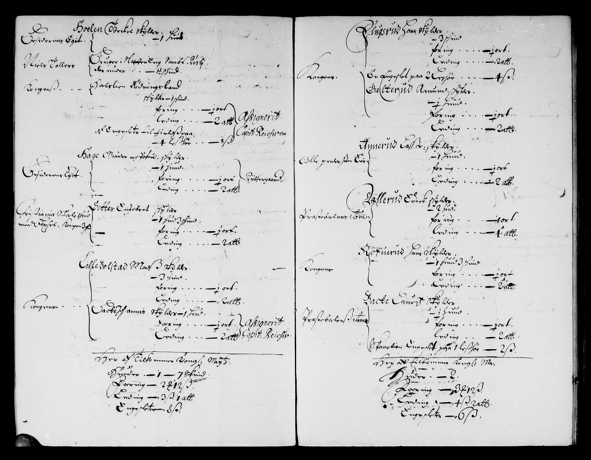 Rentekammeret inntil 1814, Reviderte regnskaper, Stiftamtstueregnskaper, Landkommissariatet på Akershus og Akershus stiftamt, AV/RA-EA-5869/R/Rb/L0095: Akershus stiftamt, 1674