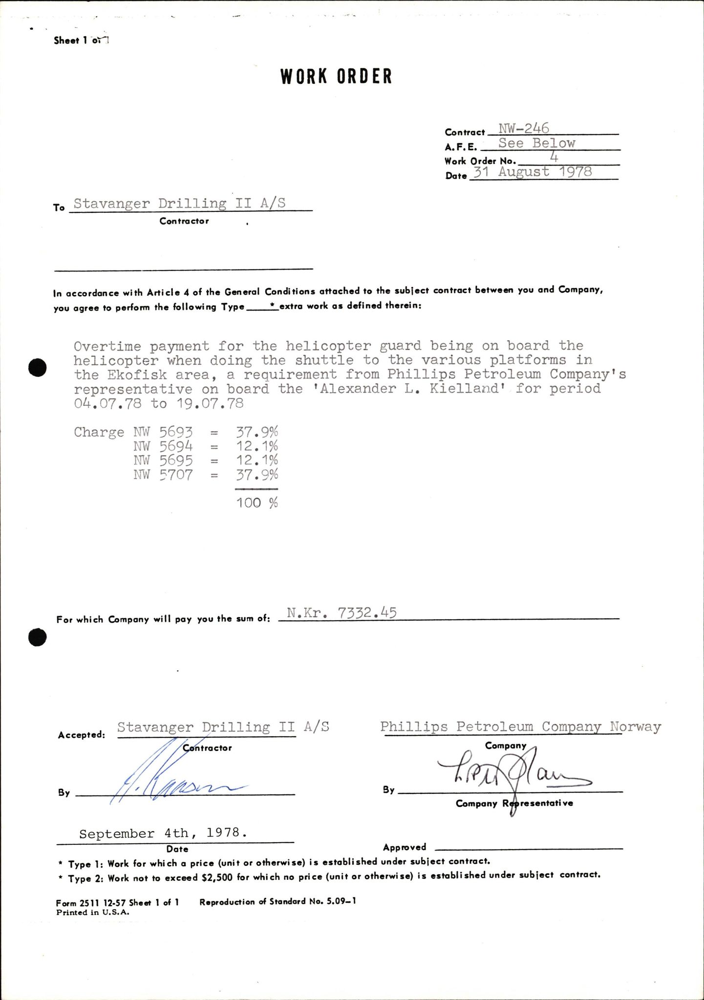 Pa 1503 - Stavanger Drilling AS, AV/SAST-A-101906/2/E/Eb/Eba/L0010: Sak og korrespondanse, 1977-1981