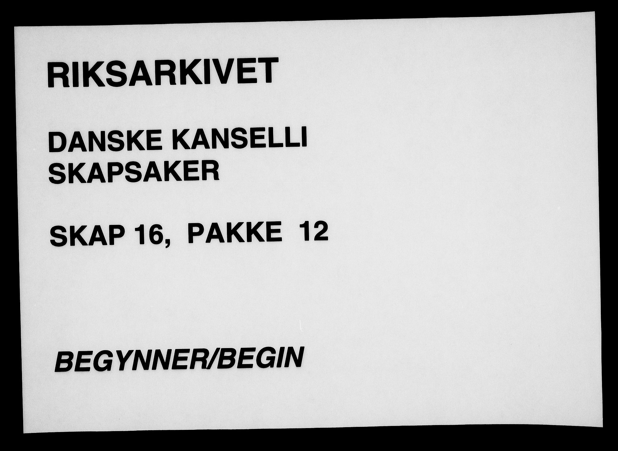 Danske Kanselli, Skapsaker, RA/EA-4061/F/L0104: Skap 16, pakke 11-12, 1792-1801, s. 287