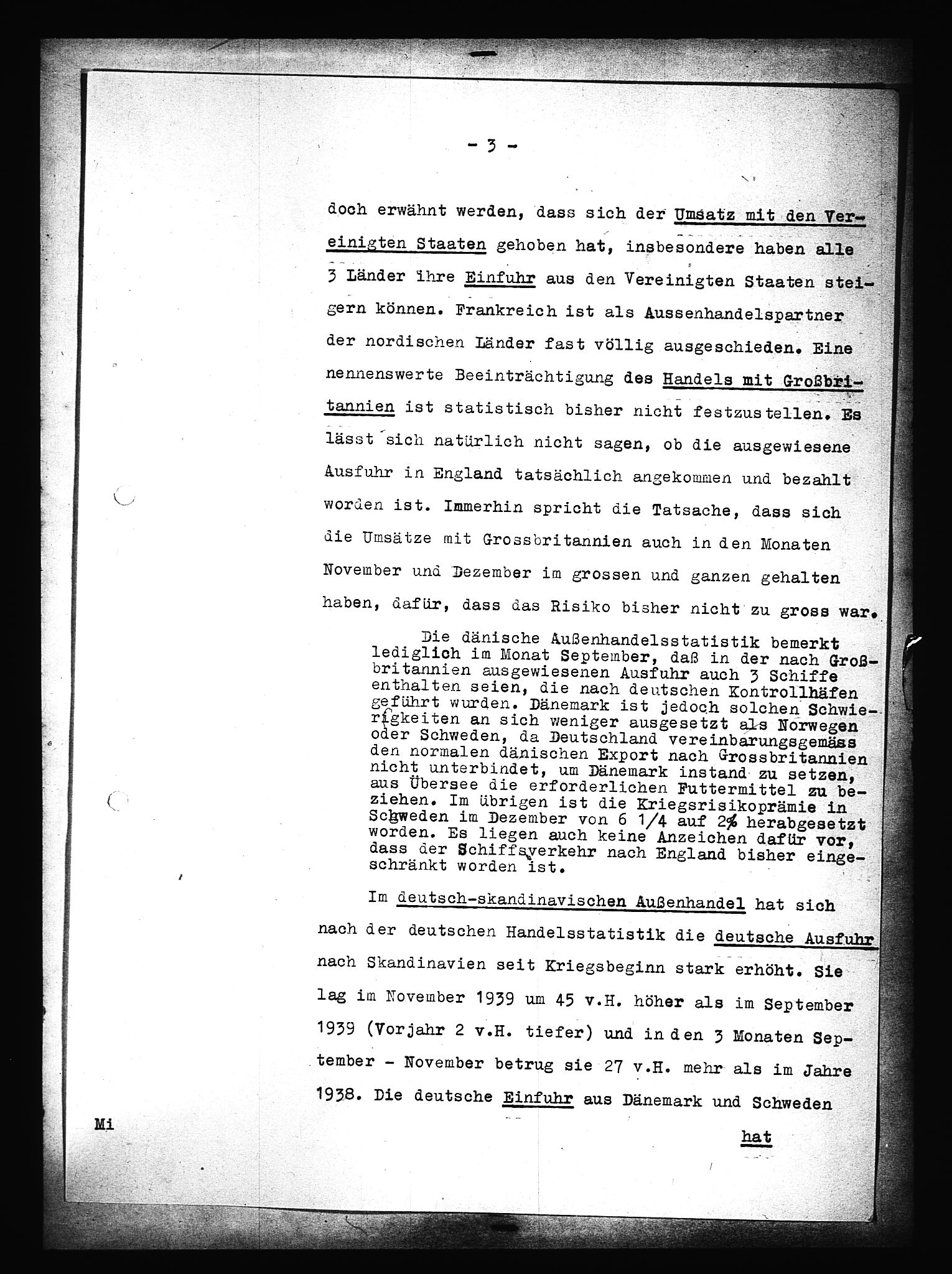 Documents Section, AV/RA-RAFA-2200/V/L0090: Amerikansk mikrofilm "Captured German Documents".
Box No. 952.  FKA jnr. 59/1955., 1940, s. 40