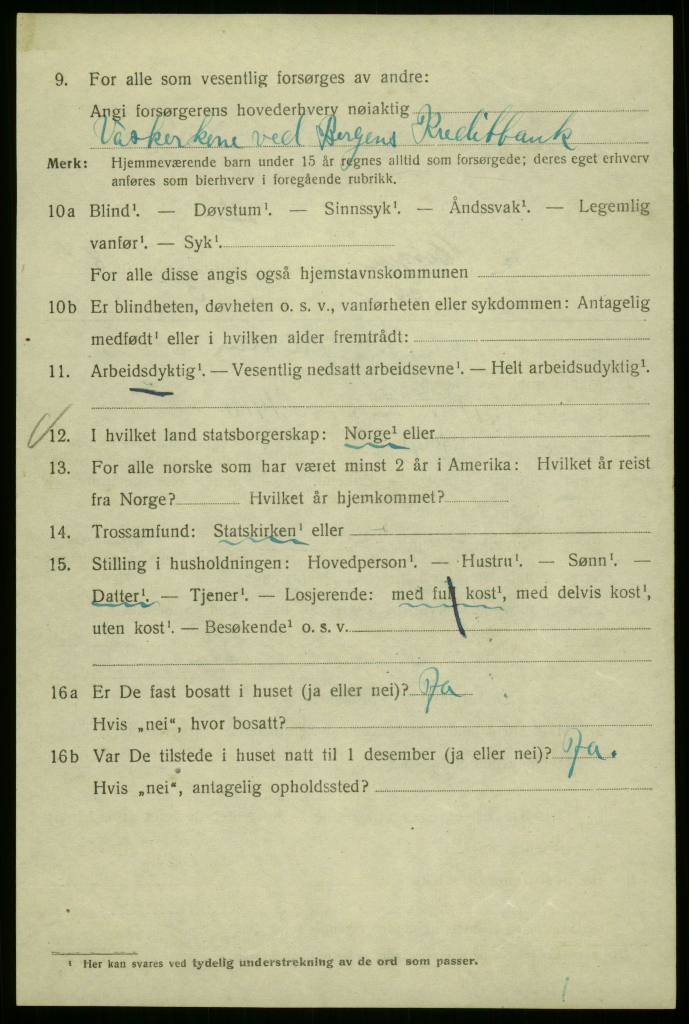 SAB, Folketelling 1920 for 1301 Bergen kjøpstad, 1920, s. 156638