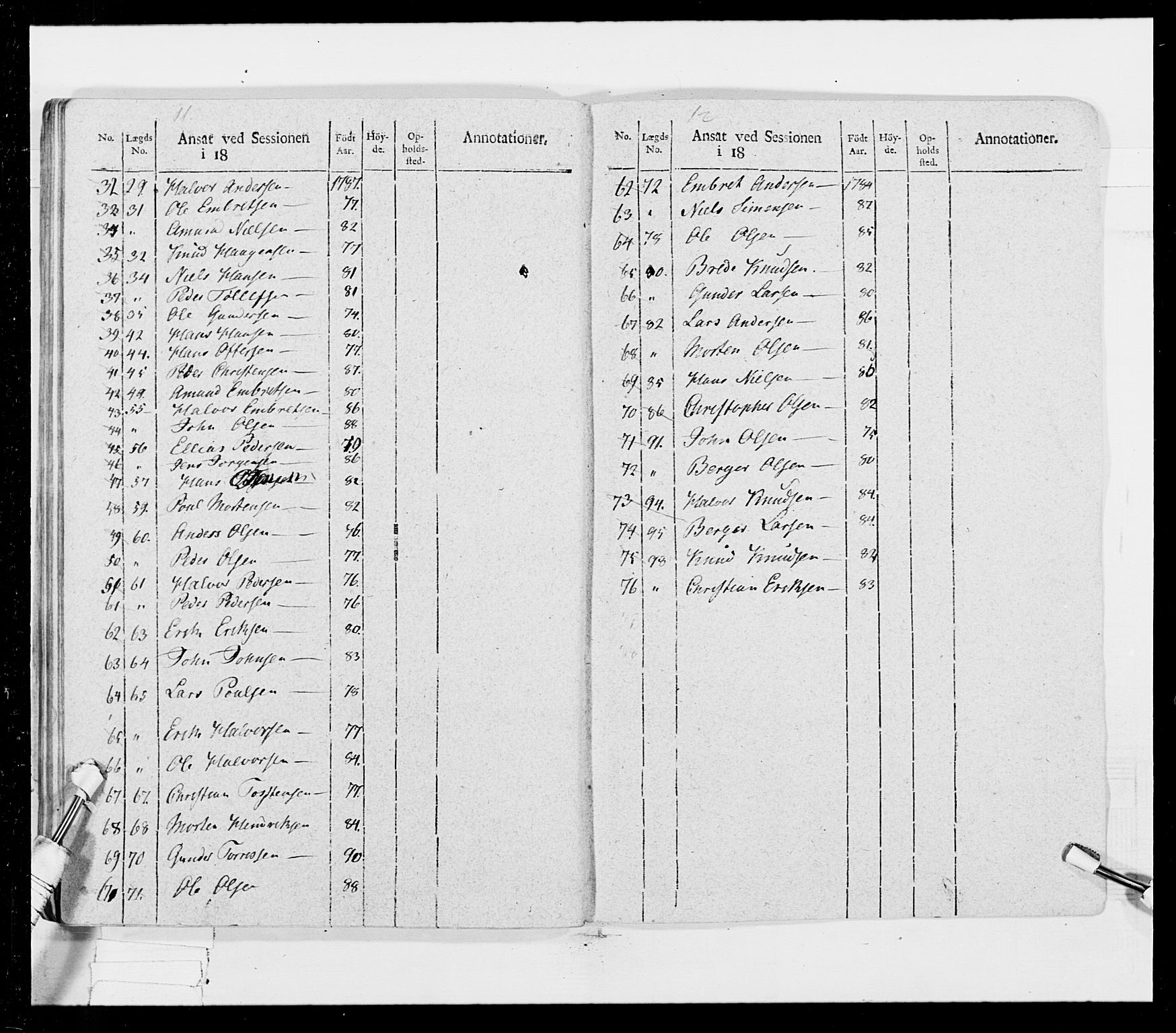 Generalitets- og kommissariatskollegiet, Det kongelige norske kommissariatskollegium, RA/EA-5420/E/Eh/L0026: Skiløperkompaniene, 1805-1810, s. 339