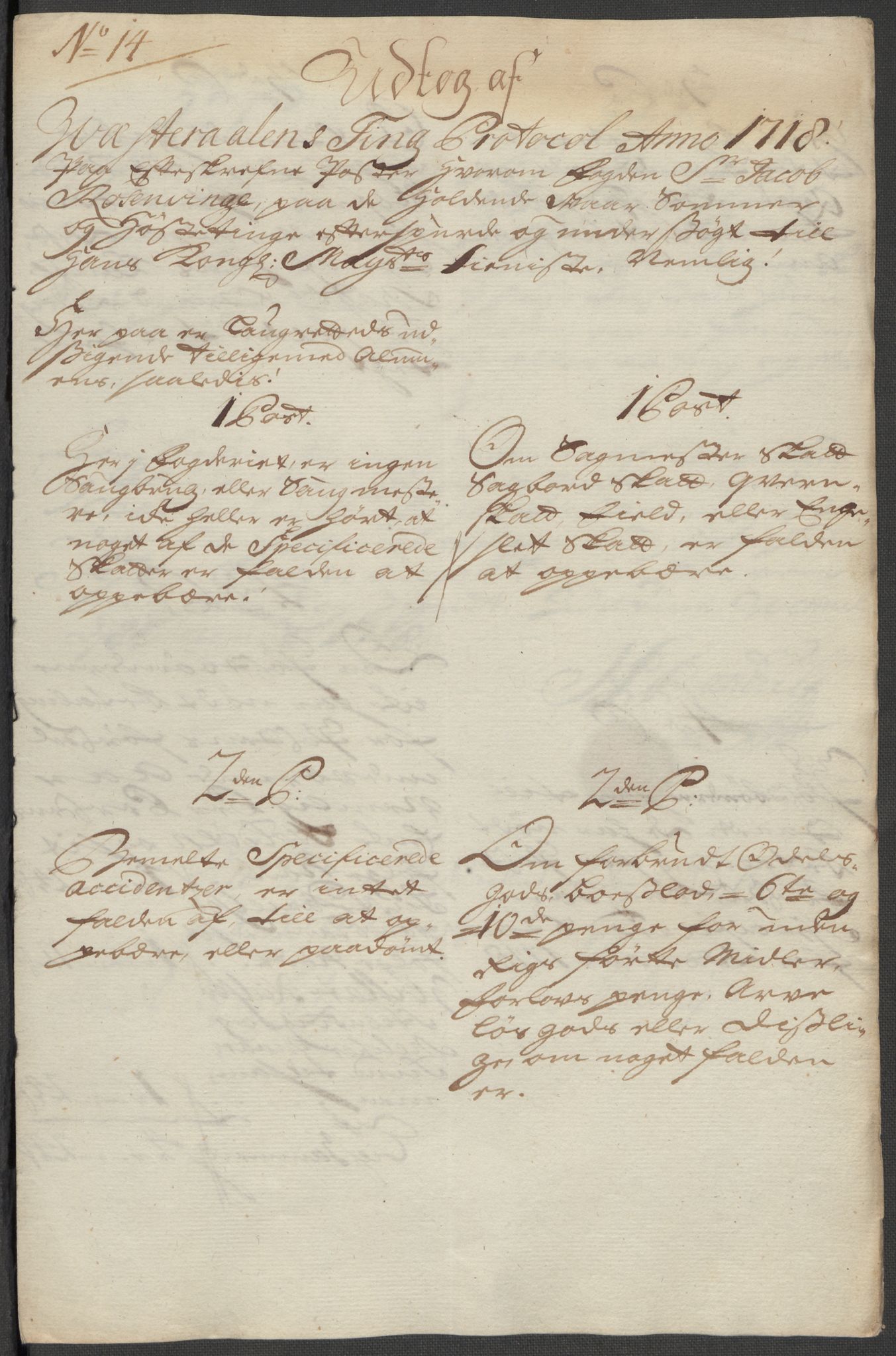 Rentekammeret inntil 1814, Reviderte regnskaper, Fogderegnskap, RA/EA-4092/R67/L4684: Fogderegnskap Vesterålen, Andenes og Lofoten, 1718, s. 155