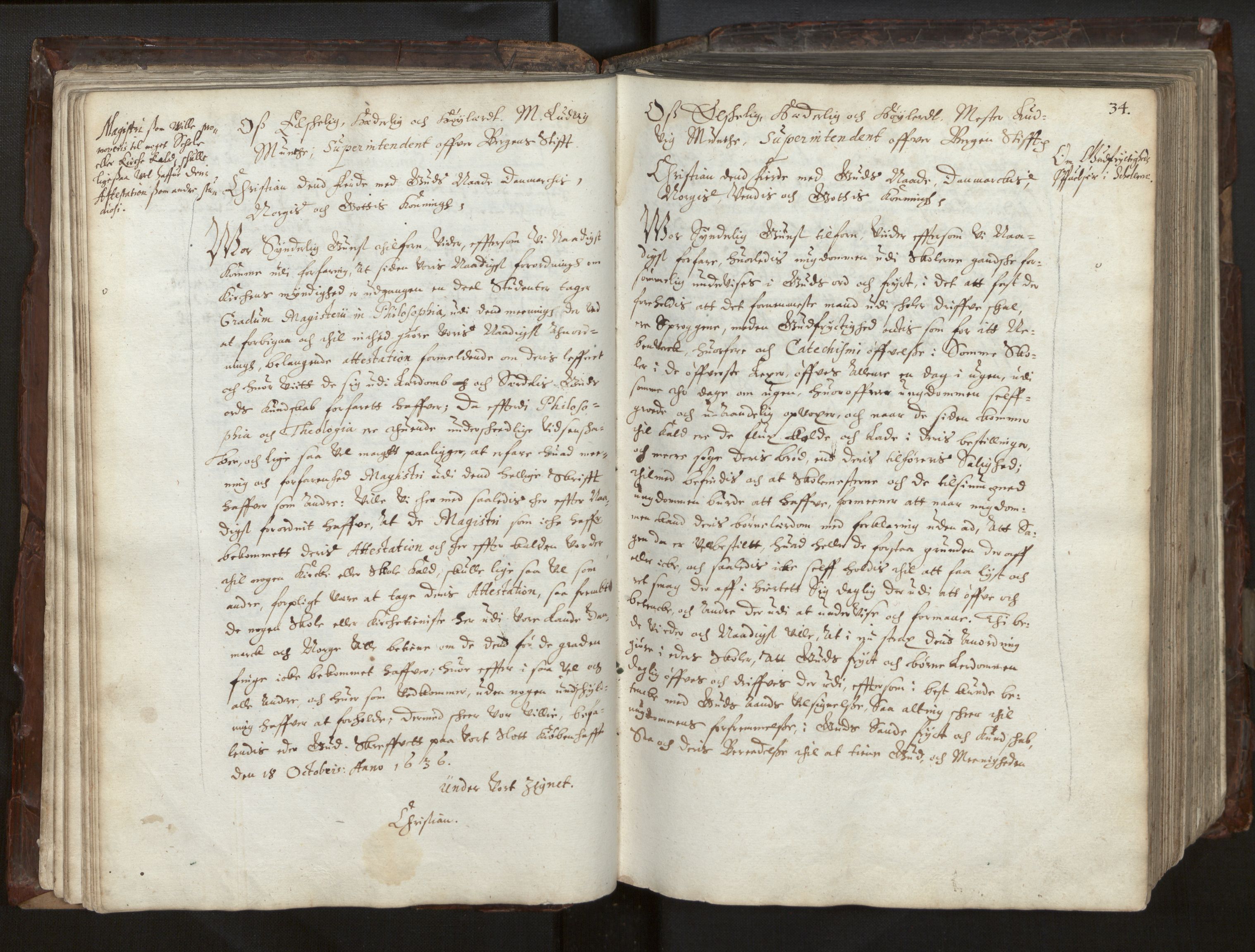 Bjørgvin biskop, AV/SAB-A-5601/Ga/L0014: Jordebøker for geistleg gods og andre rekneskapsprotokollar, 1609-1737, s. 33b-34a