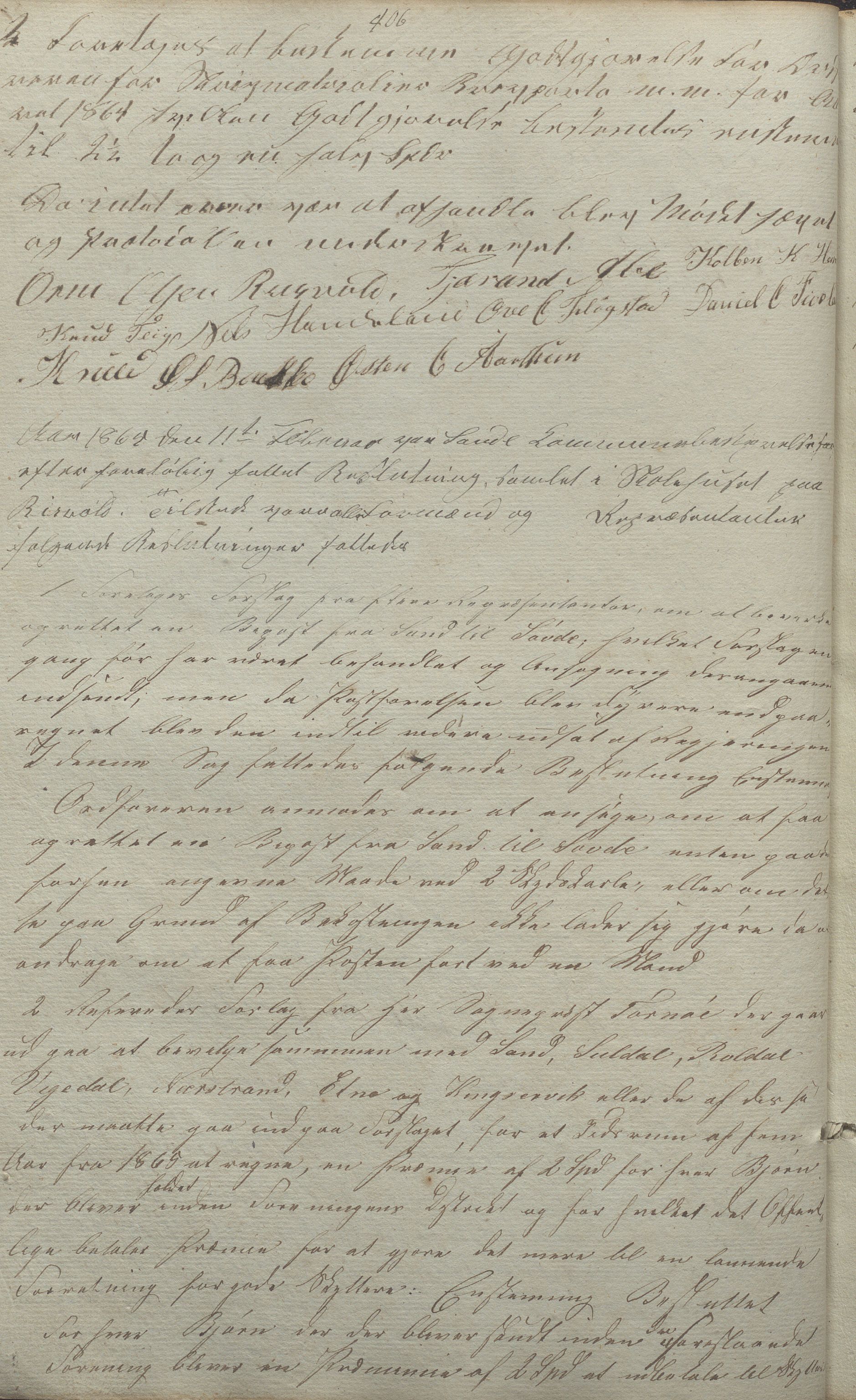 Sauda kommune - Formannskapet/sentraladministrasjonen, IKAR/K-100597/A/Aa/L0001: Møtebok, 1838-1888, s. 87b
