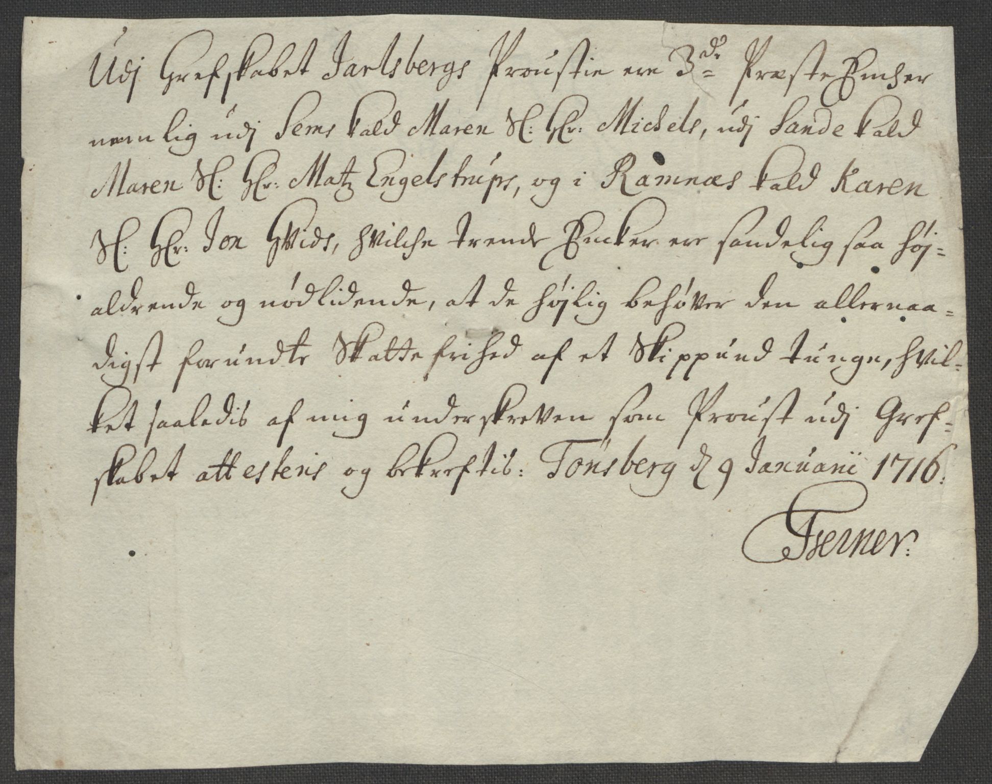 Rentekammeret inntil 1814, Reviderte regnskaper, Fogderegnskap, RA/EA-4092/R32/L1879: Fogderegnskap Jarlsberg grevskap, 1714-1715, s. 465
