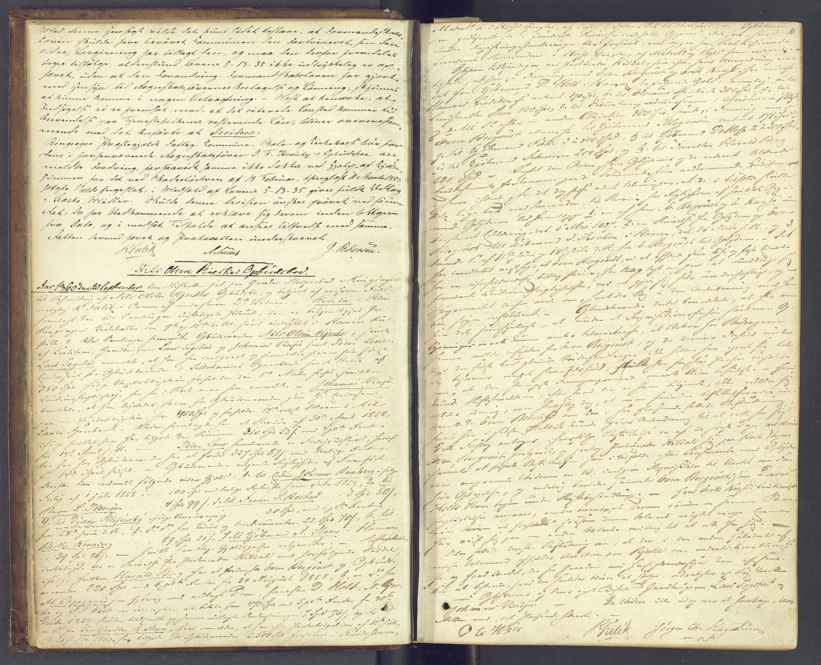 Nord-Hedmark sorenskriveri, AV/SAH-TING-012/J/Ja/L0013: Skifteprotokoll, 1860-1867, s. 9b-10a