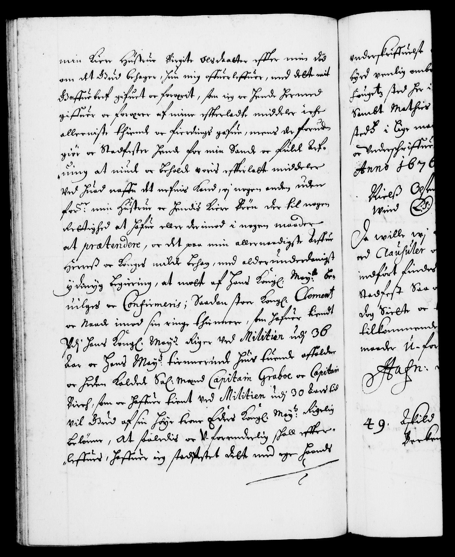 Danske Kanselli 1572-1799, RA/EA-3023/F/Fc/Fca/Fcaa/L0012: Norske registre (mikrofilm), 1674-1680, s. 224b