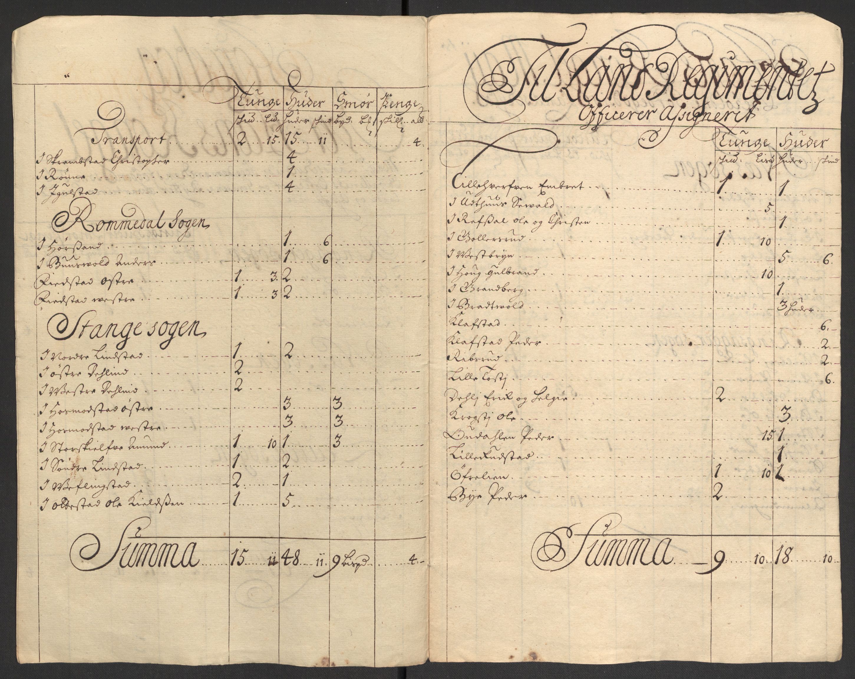 Rentekammeret inntil 1814, Reviderte regnskaper, Fogderegnskap, AV/RA-EA-4092/R16/L1043: Fogderegnskap Hedmark, 1706-1707, s. 317