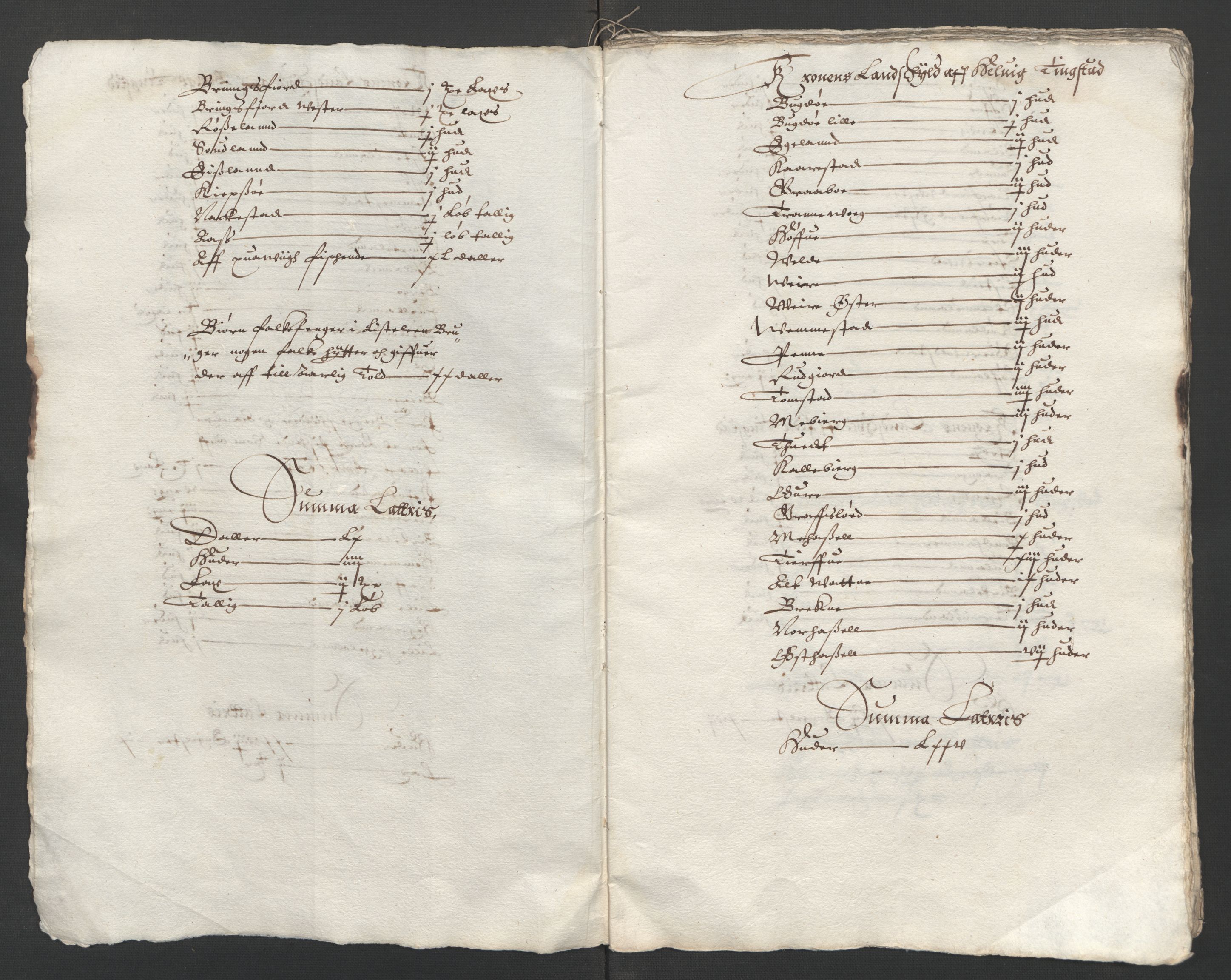 Rentekammeret inntil 1814, Reviderte regnskaper, Lensregnskaper, AV/RA-EA-5023/R/Rb/Rbr/L0008: Lista len, 1623-1627