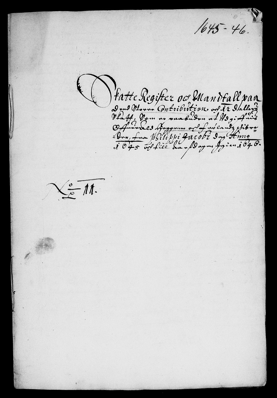 Rentekammeret inntil 1814, Reviderte regnskaper, Lensregnskaper, RA/EA-5023/R/Rb/Rba/L0185: Akershus len, 1645-1646
